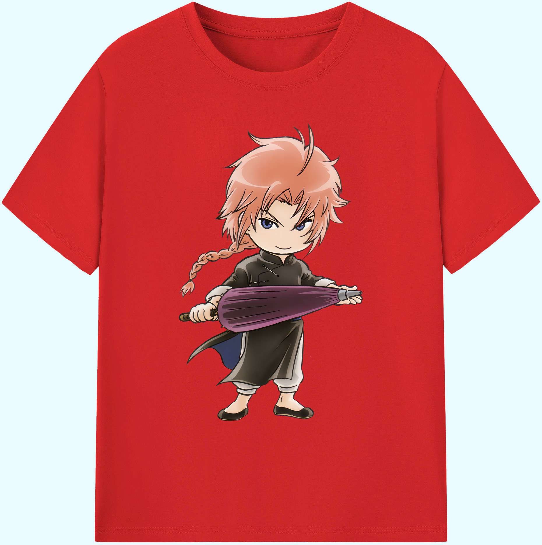 （画像用） ぎんたま 坂田銀時（さかたぎんとき） 神楽 志村新八（しむら しんぱち） GINTAMA Sakata Gintoki Kagura Shimura Shinpachi 綿100％ メンズ半袖Tシャツ｜肌触りやわらか＆通気性