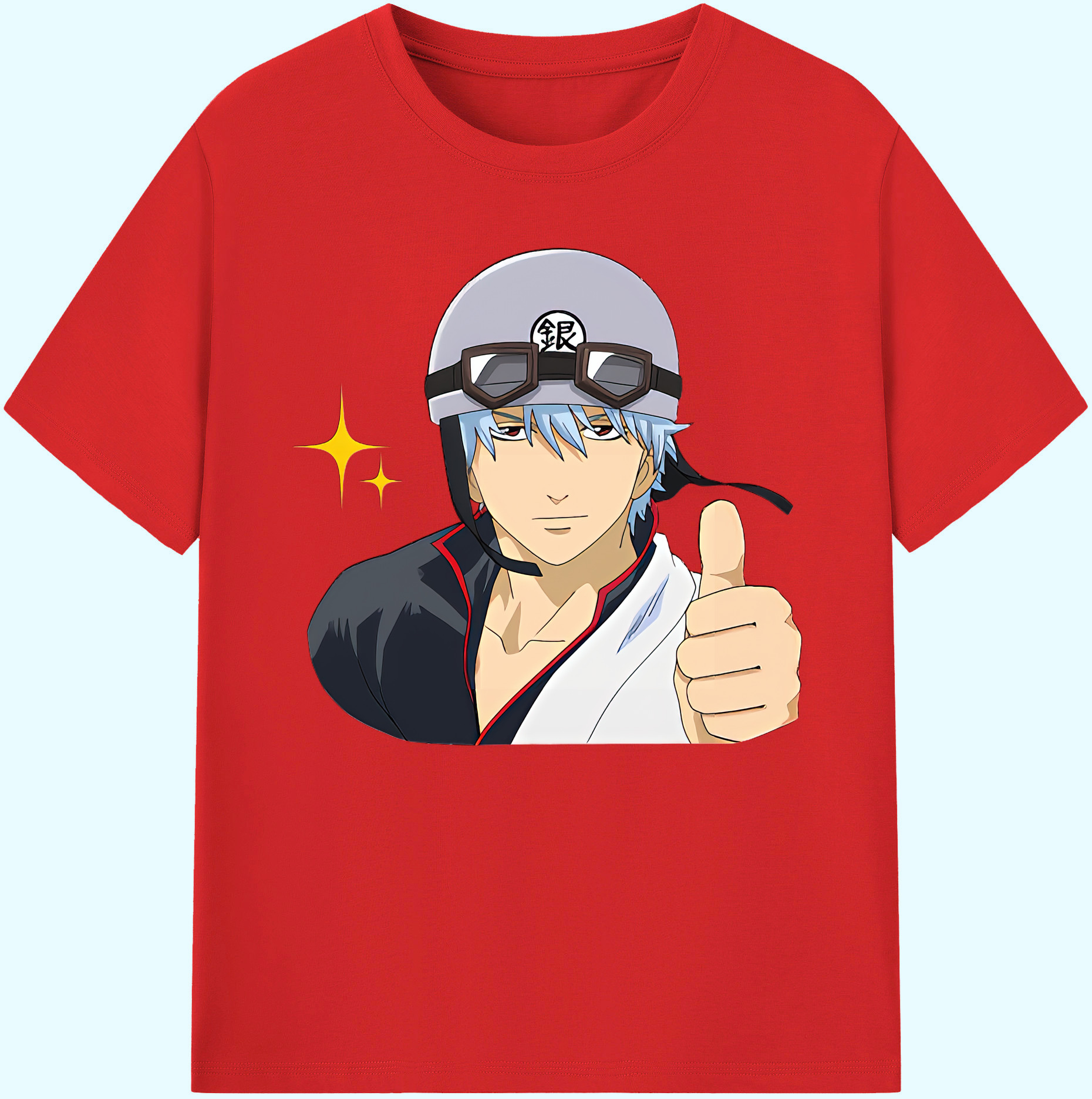 （画像用） ぎんたま 坂田銀時（さかたぎんとき） 神楽 志村新八（しむら しんぱち） GINTAMA Sakata Gintoki Kagura Shimura Shinpachi 綿100％ メンズ半袖Tシャツ｜肌触りやわらか＆通気性