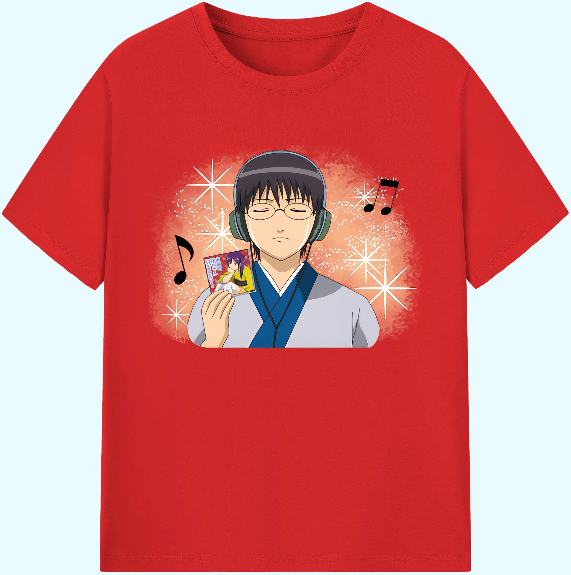 （画像用） ぎんたま 坂田銀時（さかたぎんとき） 神楽 志村新八（しむら しんぱち） GINTAMA Sakata Gintoki Kagura Shimura Shinpachi 綿100％ メンズ半袖Tシャツ｜肌触りやわらか＆通気性