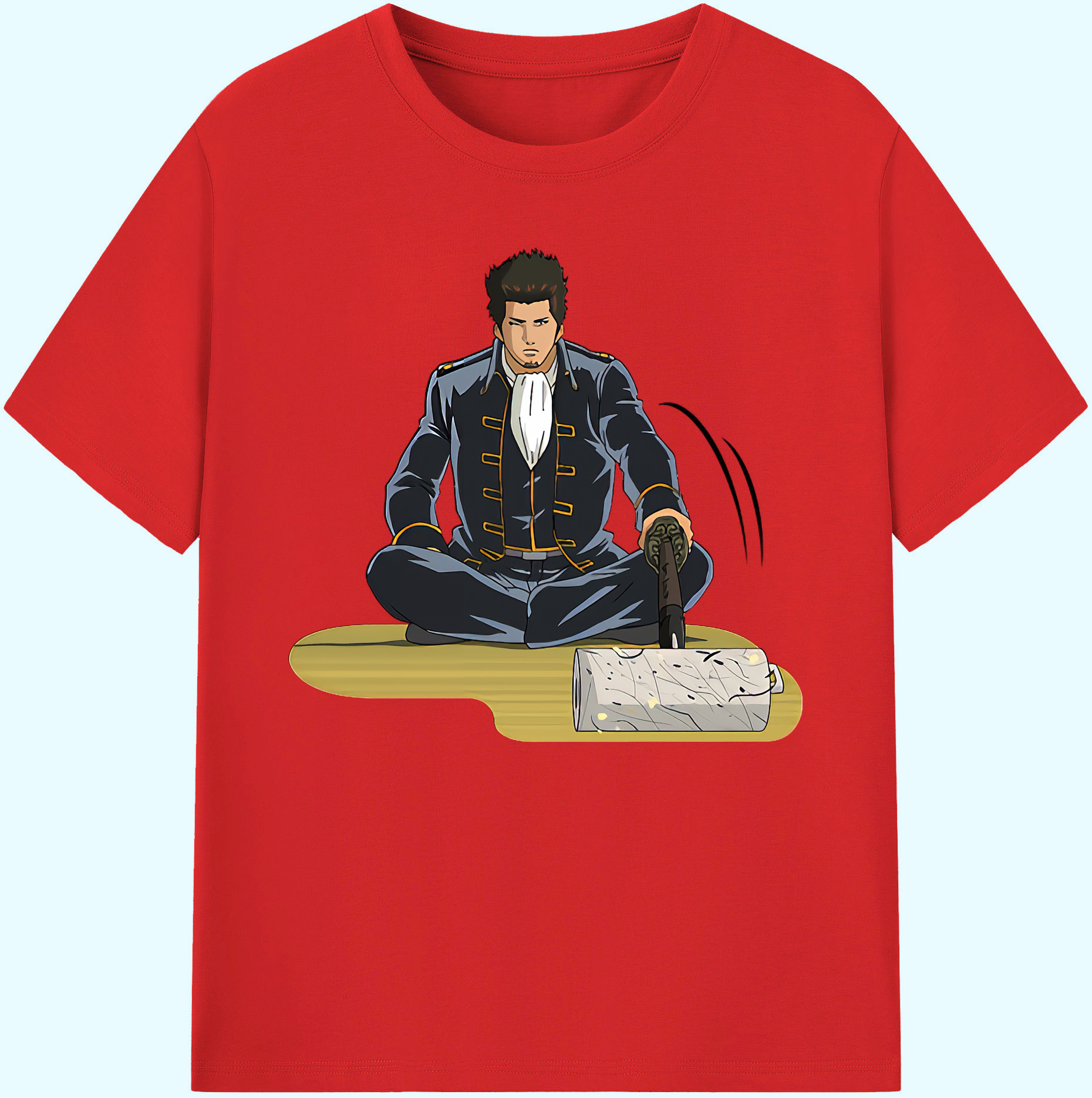 （画像用） ぎんたま 坂田銀時（さかたぎんとき） 神楽 志村新八（しむら しんぱち） GINTAMA Sakata Gintoki Kagura Shimura Shinpachi 綿100％ メンズ半袖Tシャツ｜肌触りやわらか＆通気性