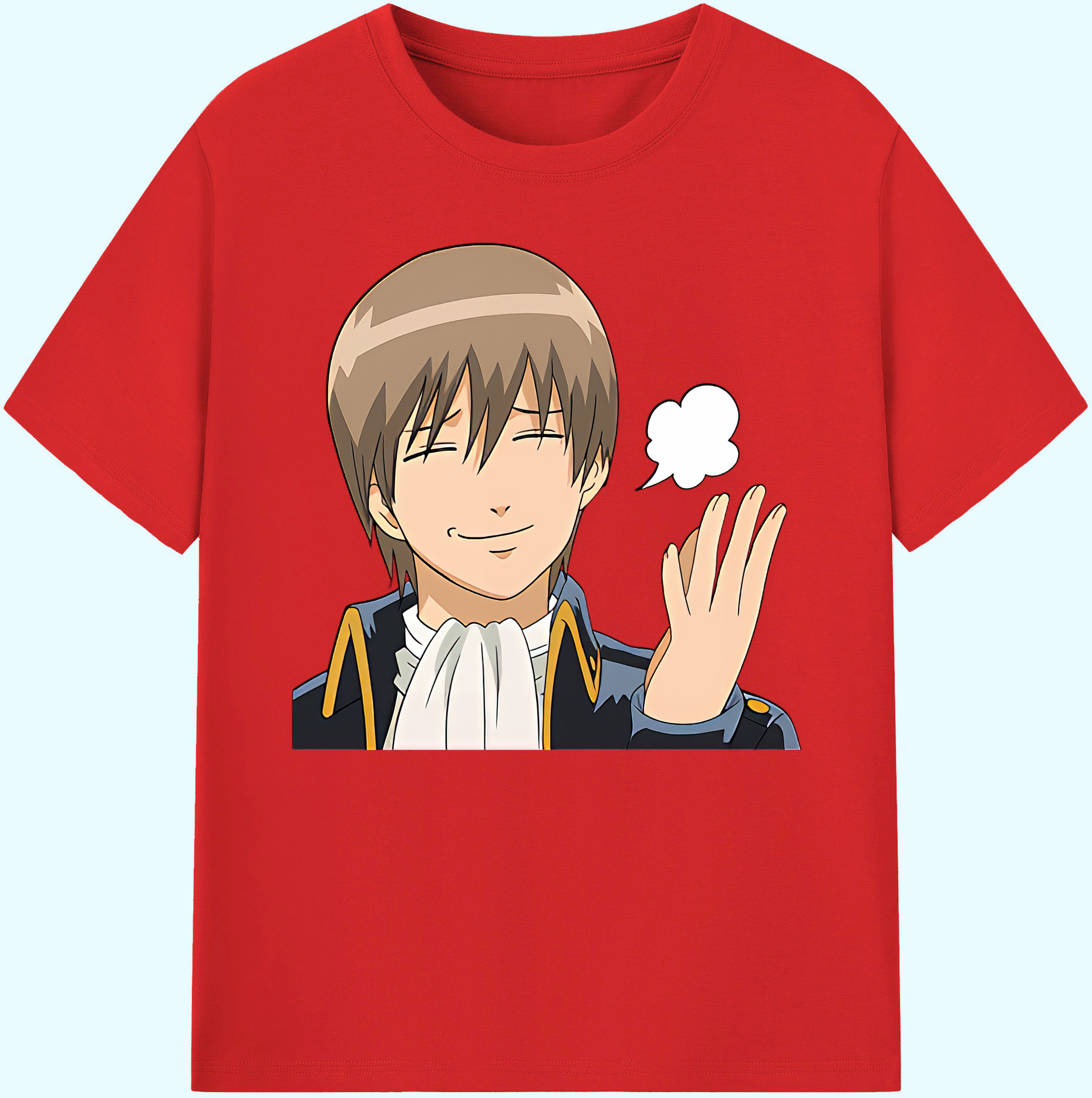 （画像用） ぎんたま 坂田銀時（さかたぎんとき） 神楽 志村新八（しむら しんぱち） GINTAMA Sakata Gintoki Kagura Shimura Shinpachi 綿100％ メンズ半袖Tシャツ｜肌触りやわらか＆通気性