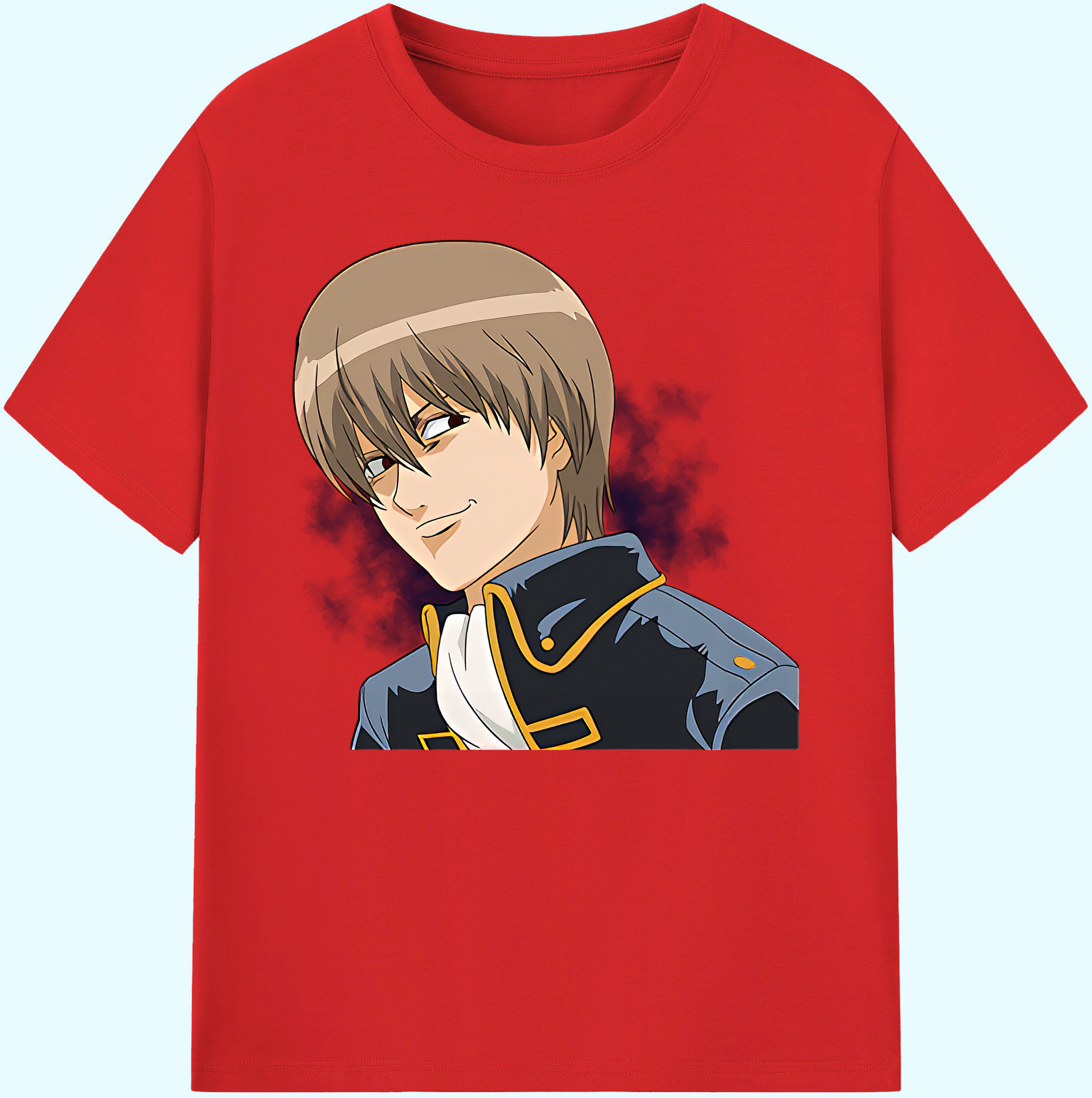（画像用） ぎんたま 坂田銀時（さかたぎんとき） 神楽 志村新八（しむら しんぱち） GINTAMA Sakata Gintoki Kagura Shimura Shinpachi 綿100％ メンズ半袖Tシャツ｜肌触りやわらか＆通気性