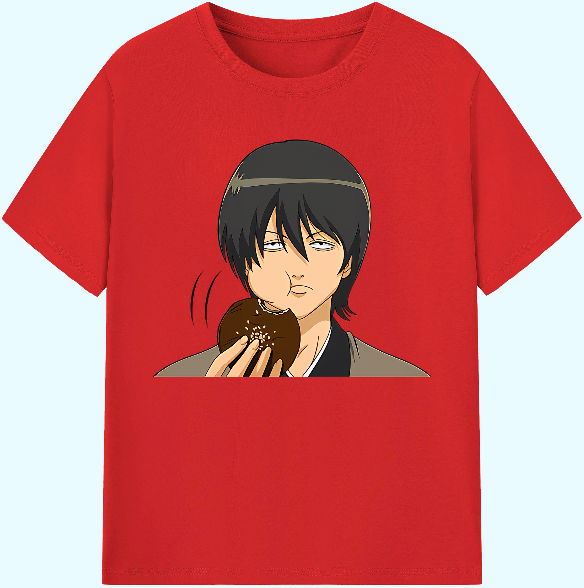 （画像用） ぎんたま 坂田銀時（さかたぎんとき） 神楽 志村新八（しむら しんぱち） GINTAMA Sakata Gintoki Kagura Shimura Shinpachi 綿100％ メンズ半袖Tシャツ｜肌触りやわらか＆通気性