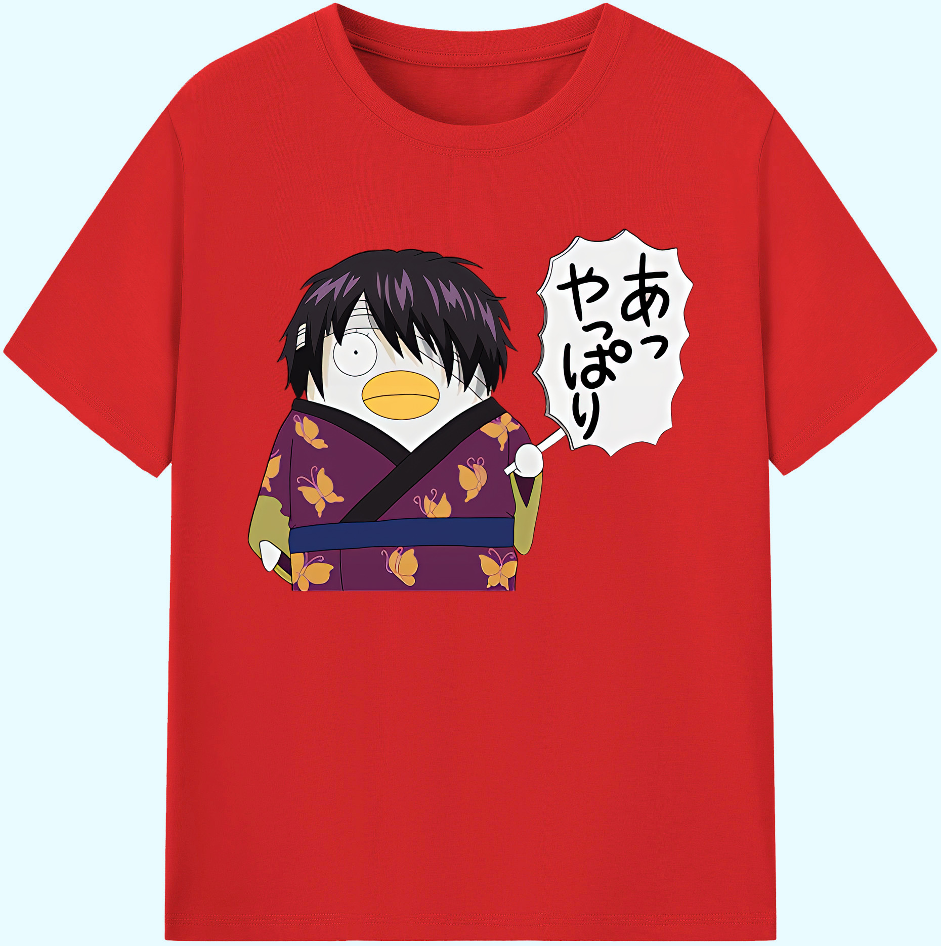 （画像用） ぎんたま 坂田銀時（さかたぎんとき） 神楽 志村新八（しむら しんぱち） GINTAMA Sakata Gintoki Kagura Shimura Shinpachi 綿100％ メンズ半袖Tシャツ｜肌触りやわらか＆通気性