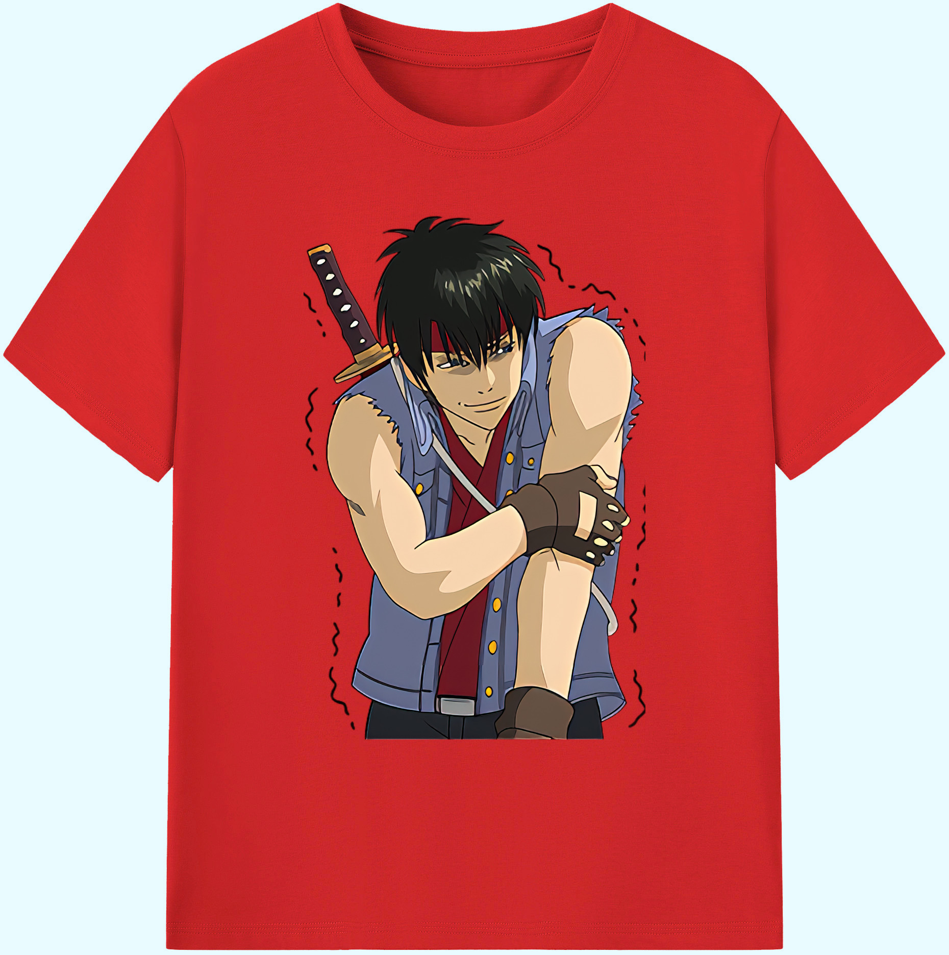 （画像用） ぎんたま 坂田銀時（さかたぎんとき） 神楽 志村新八（しむら しんぱち） GINTAMA Sakata Gintoki Kagura Shimura Shinpachi 綿100％ メンズ半袖Tシャツ｜肌触りやわらか＆通気性