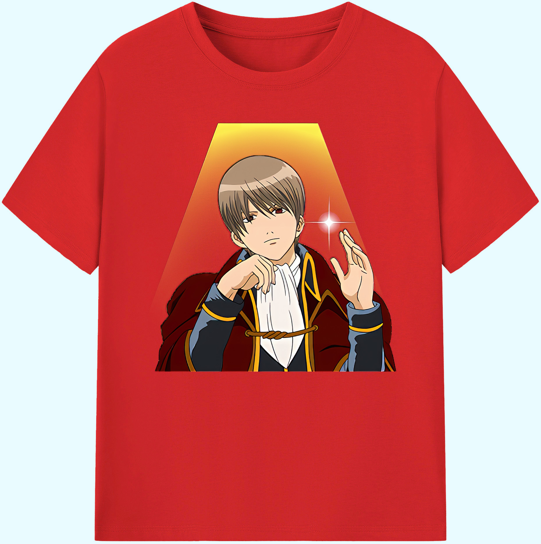 （画像用） ぎんたま 坂田銀時（さかたぎんとき） 神楽 志村新八（しむら しんぱち） GINTAMA Sakata Gintoki Kagura Shimura Shinpachi 綿100％ メンズ半袖Tシャツ｜肌触りやわらか＆通気性