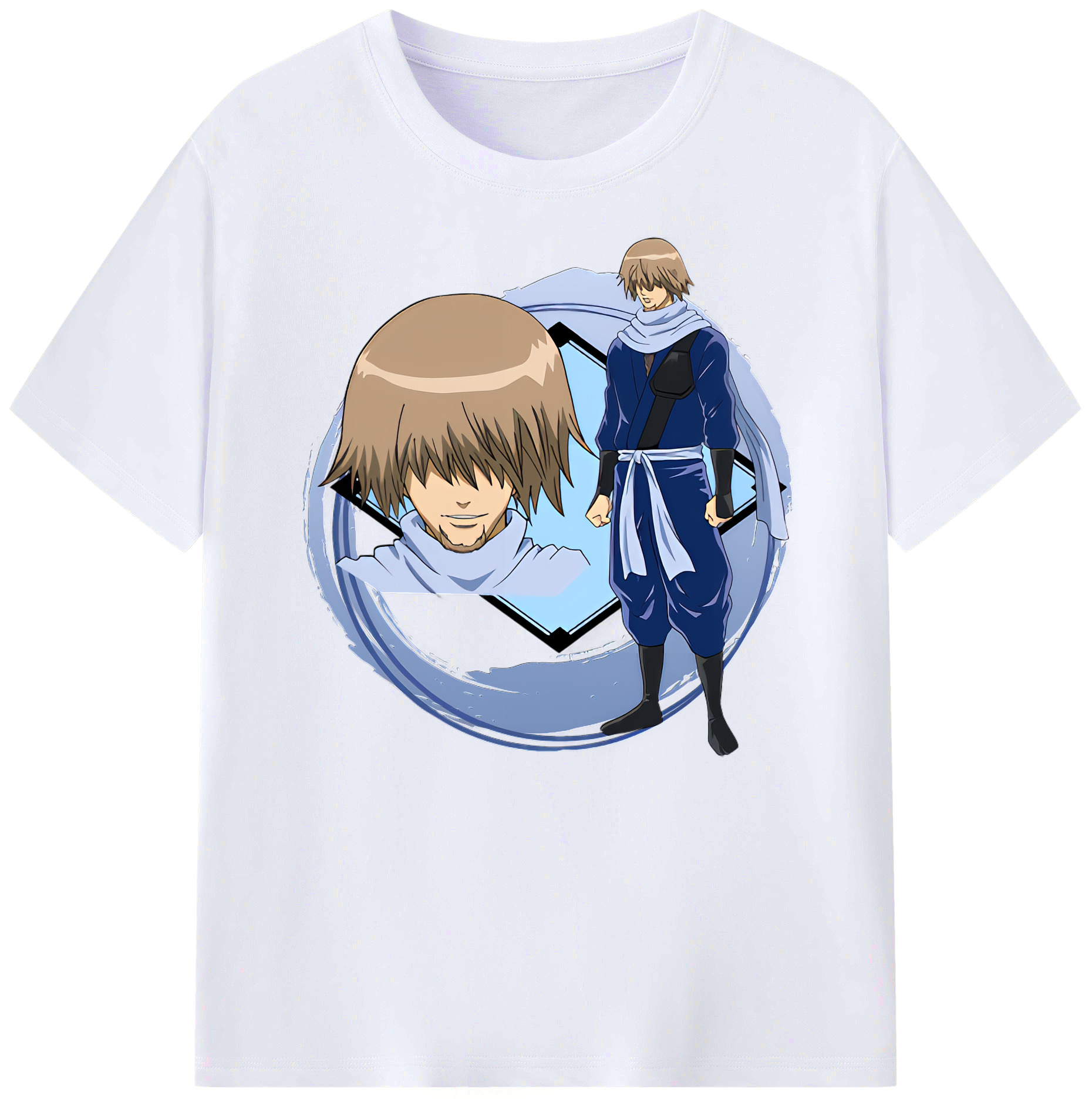 （画像用） ぎんたま 坂田銀時（さかたぎんとき） 神楽 志村新八（しむら しんぱち） GINTAMA Sakata Gintoki Kagura Shimura Shinpachi 綿100％ メンズ半袖Tシャツ｜肌触りやわらか＆通気性