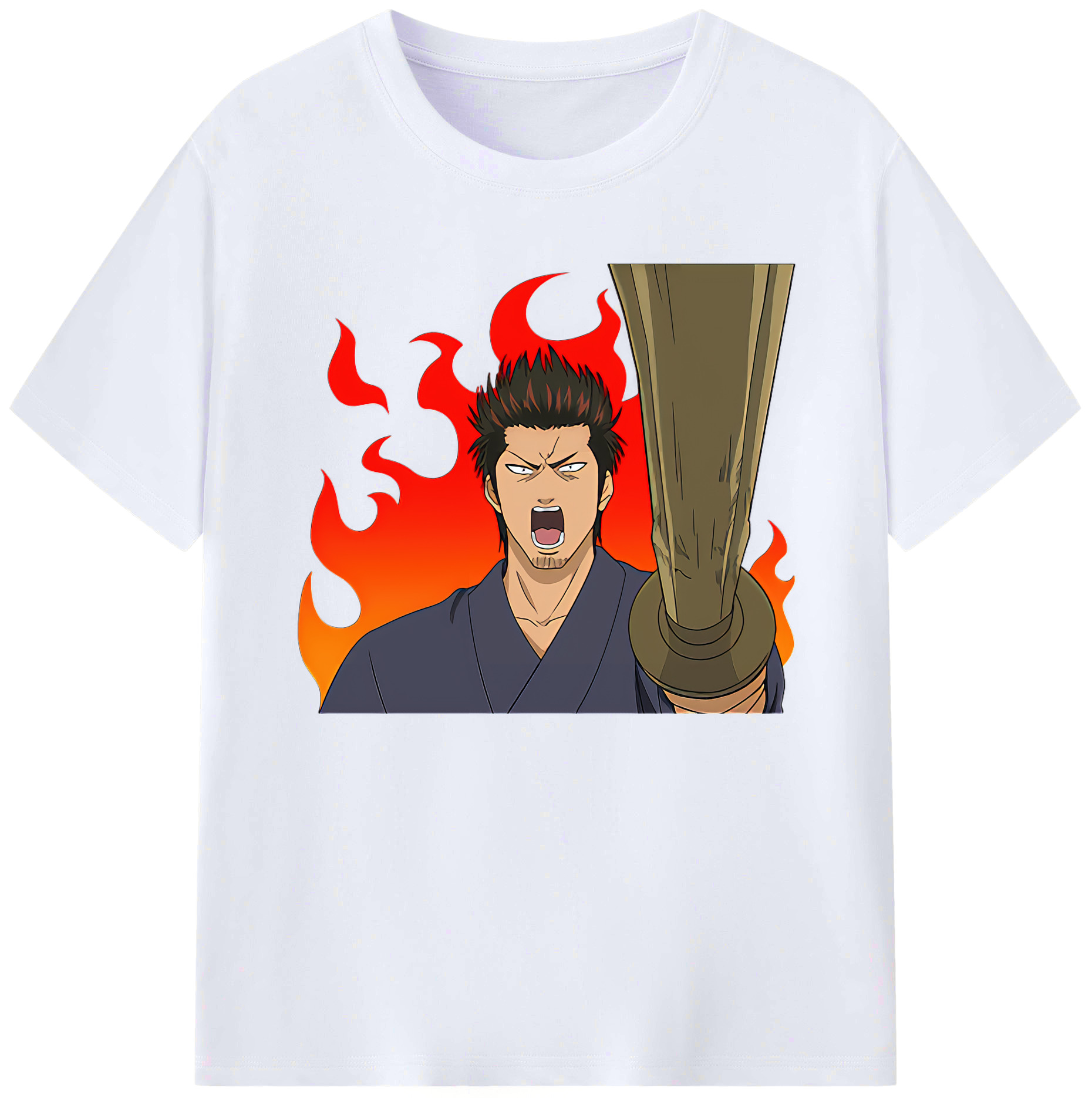 （画像用） ぎんたま 坂田銀時（さかたぎんとき） 神楽 志村新八（しむら しんぱち） GINTAMA Sakata Gintoki Kagura Shimura Shinpachi 綿100％ メンズ半袖Tシャツ｜肌触りやわらか＆通気性