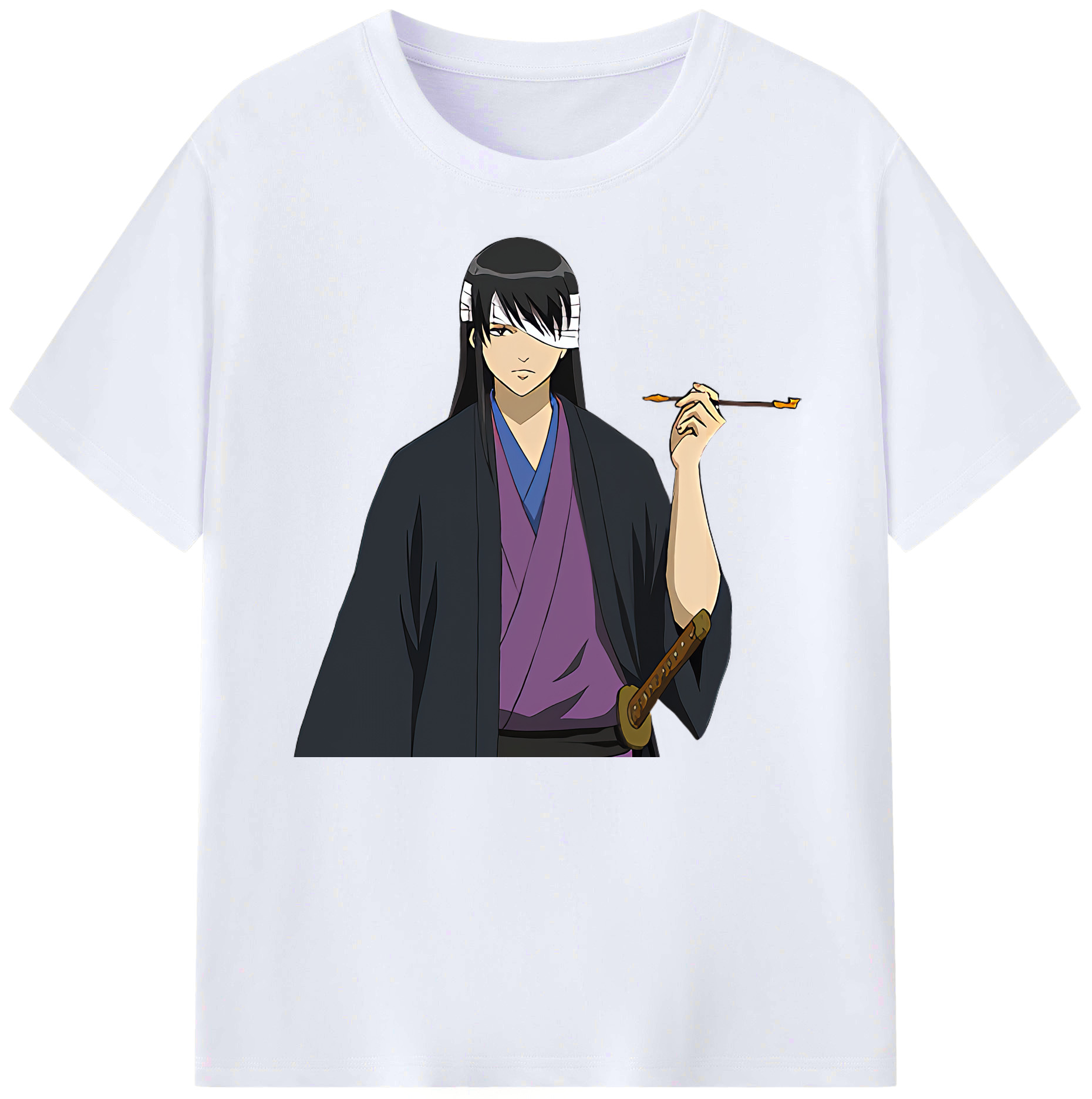 （画像用） ぎんたま 坂田銀時（さかたぎんとき） 神楽 志村新八（しむら しんぱち） GINTAMA Sakata Gintoki Kagura Shimura Shinpachi 綿100％ メンズ半袖Tシャツ｜肌触りやわらか＆通気性
