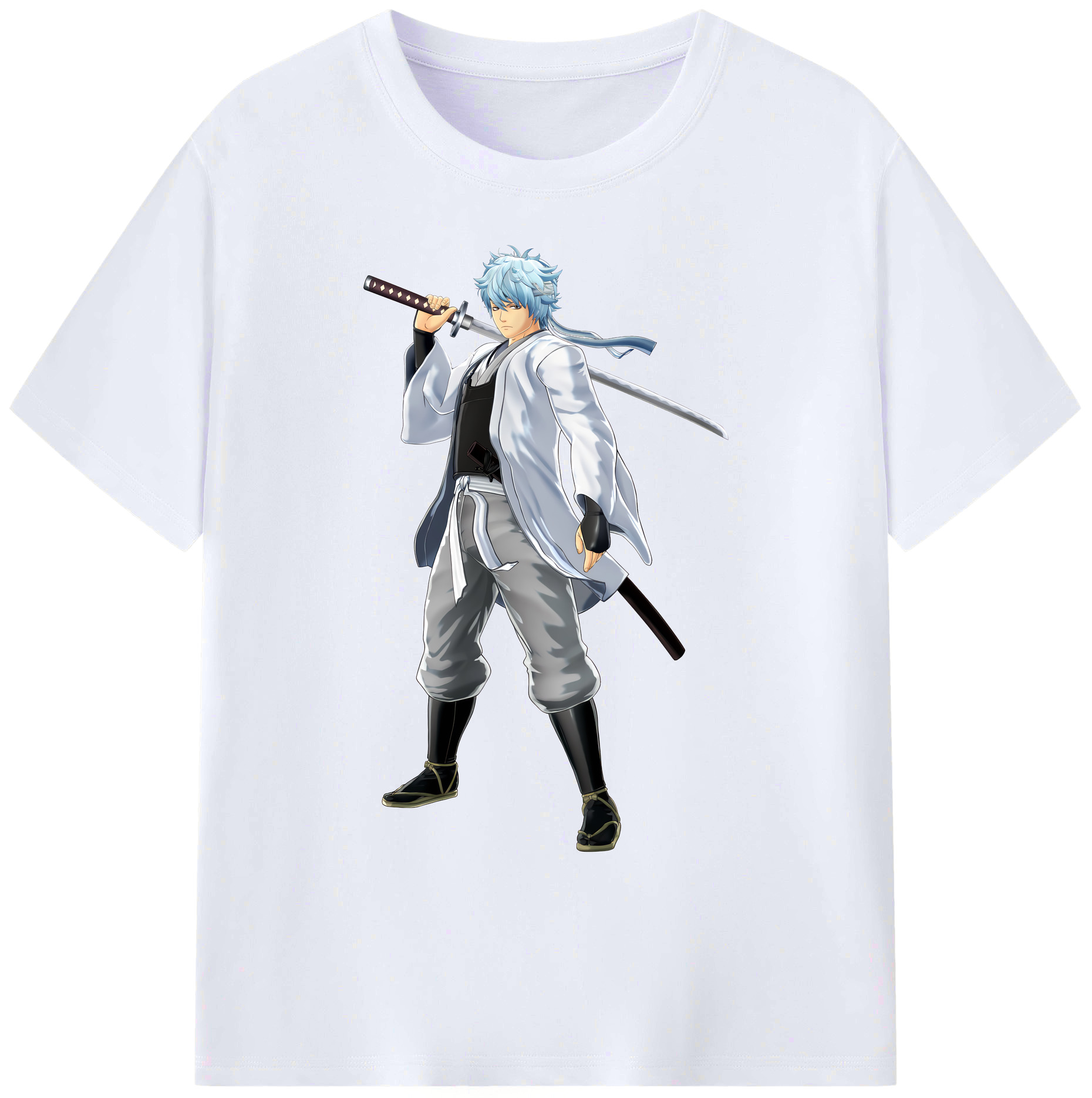 （画像用） ぎんたま 坂田銀時（さかたぎんとき） 神楽 志村新八（しむら しんぱち） GINTAMA Sakata Gintoki Kagura Shimura Shinpachi 綿100％ メンズ半袖Tシャツ｜肌触りやわらか＆通気性
