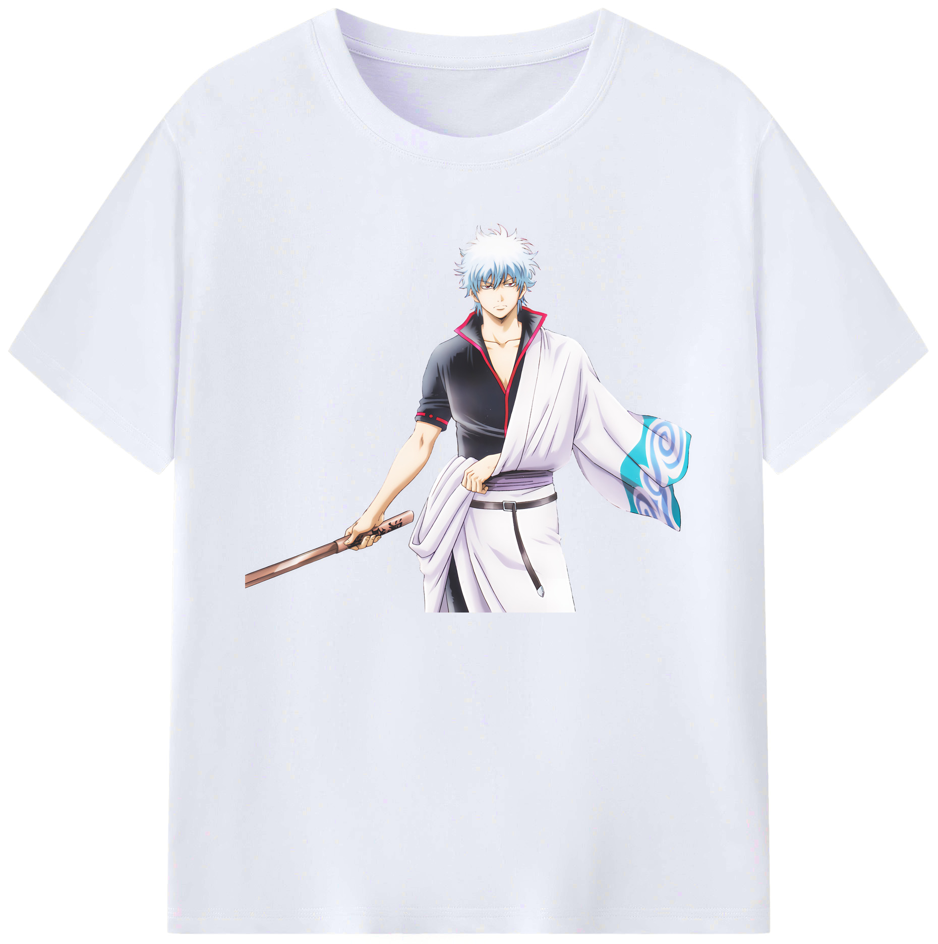 （画像用） ぎんたま 坂田銀時（さかたぎんとき） 神楽 志村新八（しむら しんぱち） GINTAMA Sakata Gintoki Kagura Shimura Shinpachi 綿100％ メンズ半袖Tシャツ｜肌触りやわらか＆通気性