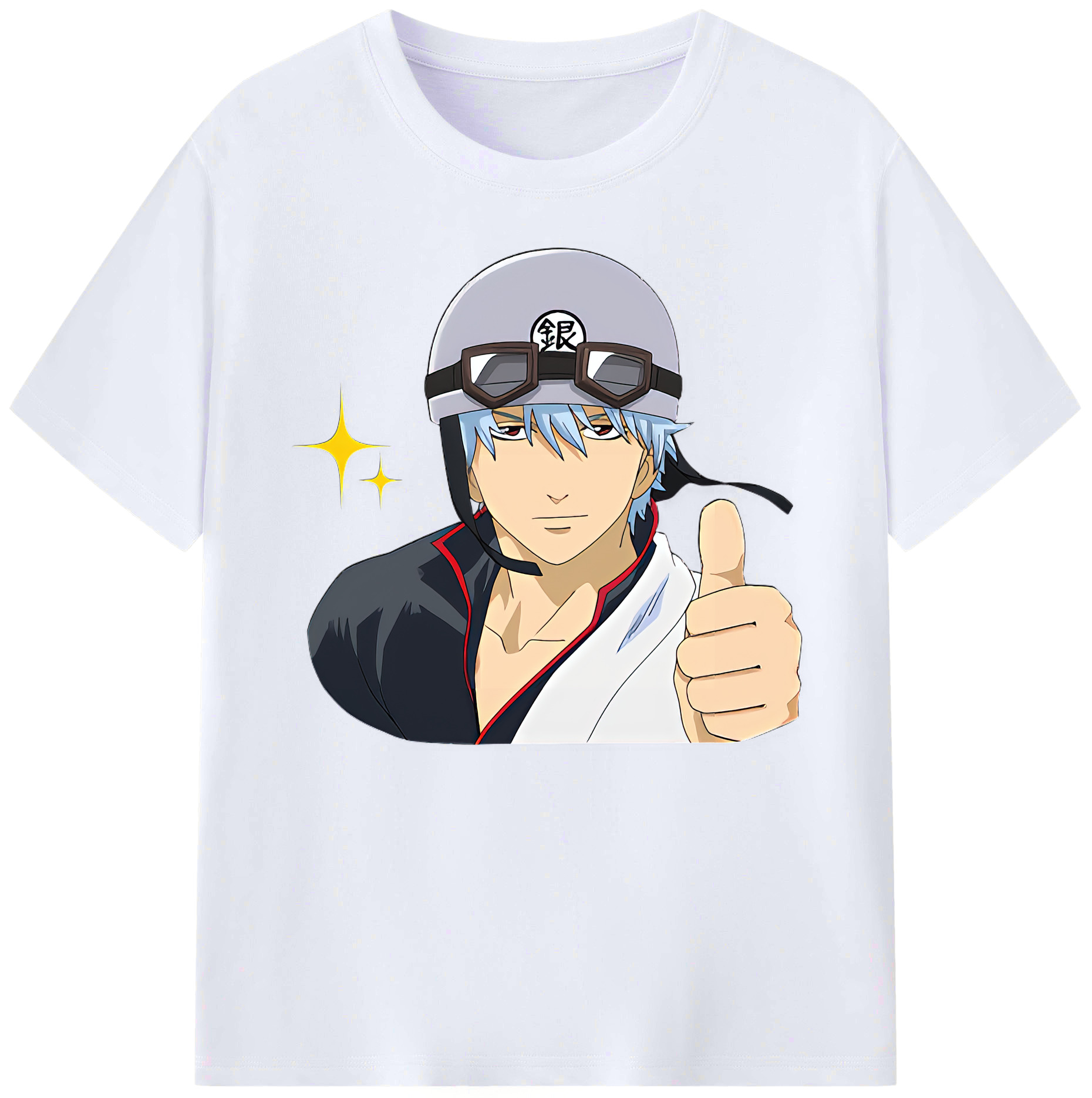（画像用） ぎんたま 坂田銀時（さかたぎんとき） 神楽 志村新八（しむら しんぱち） GINTAMA Sakata Gintoki Kagura Shimura Shinpachi 綿100％ メンズ半袖Tシャツ｜肌触りやわらか＆通気性