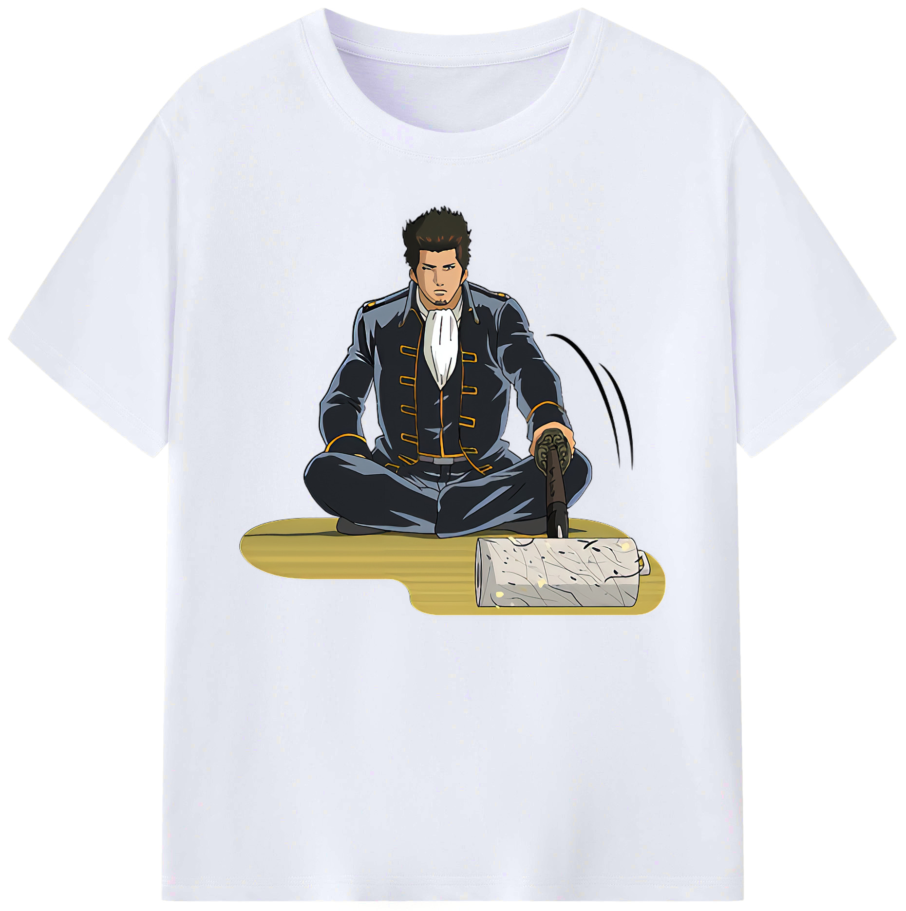 （画像用） ぎんたま 坂田銀時（さかたぎんとき） 神楽 志村新八（しむら しんぱち） GINTAMA Sakata Gintoki Kagura Shimura Shinpachi 綿100％ メンズ半袖Tシャツ｜肌触りやわらか＆通気性