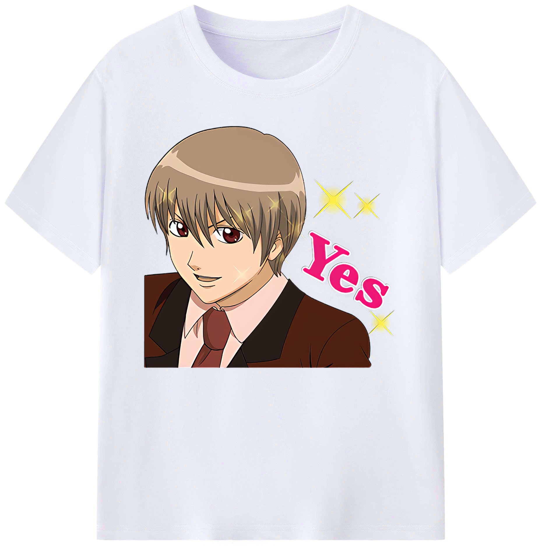 （画像用） ぎんたま 坂田銀時（さかたぎんとき） 神楽 志村新八（しむら しんぱち） GINTAMA Sakata Gintoki Kagura Shimura Shinpachi 綿100％ メンズ半袖Tシャツ｜肌触りやわらか＆通気性