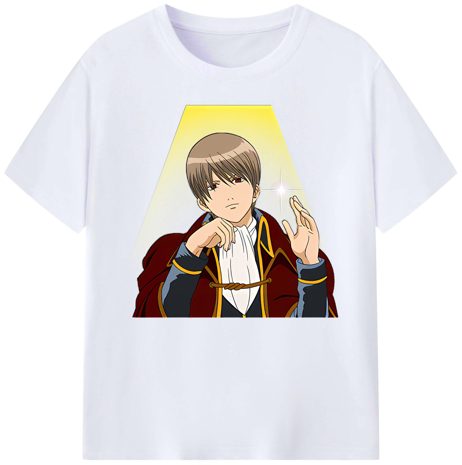（画像用） ぎんたま 坂田銀時（さかたぎんとき） 神楽 志村新八（しむら しんぱち） GINTAMA Sakata Gintoki Kagura Shimura Shinpachi 綿100％ メンズ半袖Tシャツ｜肌触りやわらか＆通気性