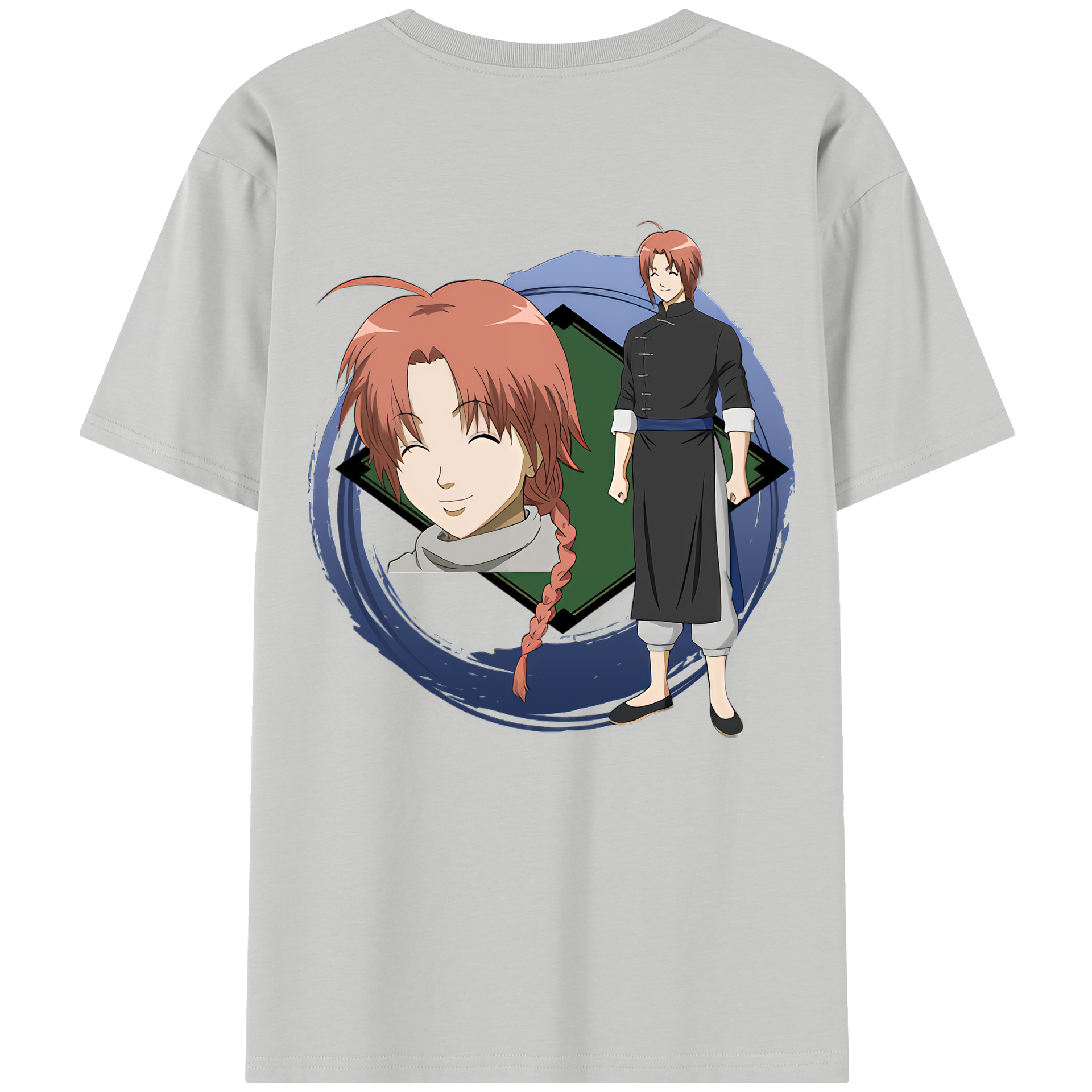 （画像用） ぎんたま 坂田銀時（さかたぎんとき） 神楽 志村新八（しむら しんぱち） GINTAMA Sakata Gintoki Kagura Shimura Shinpachi レディース半袖Tシャツ(バックプリント)