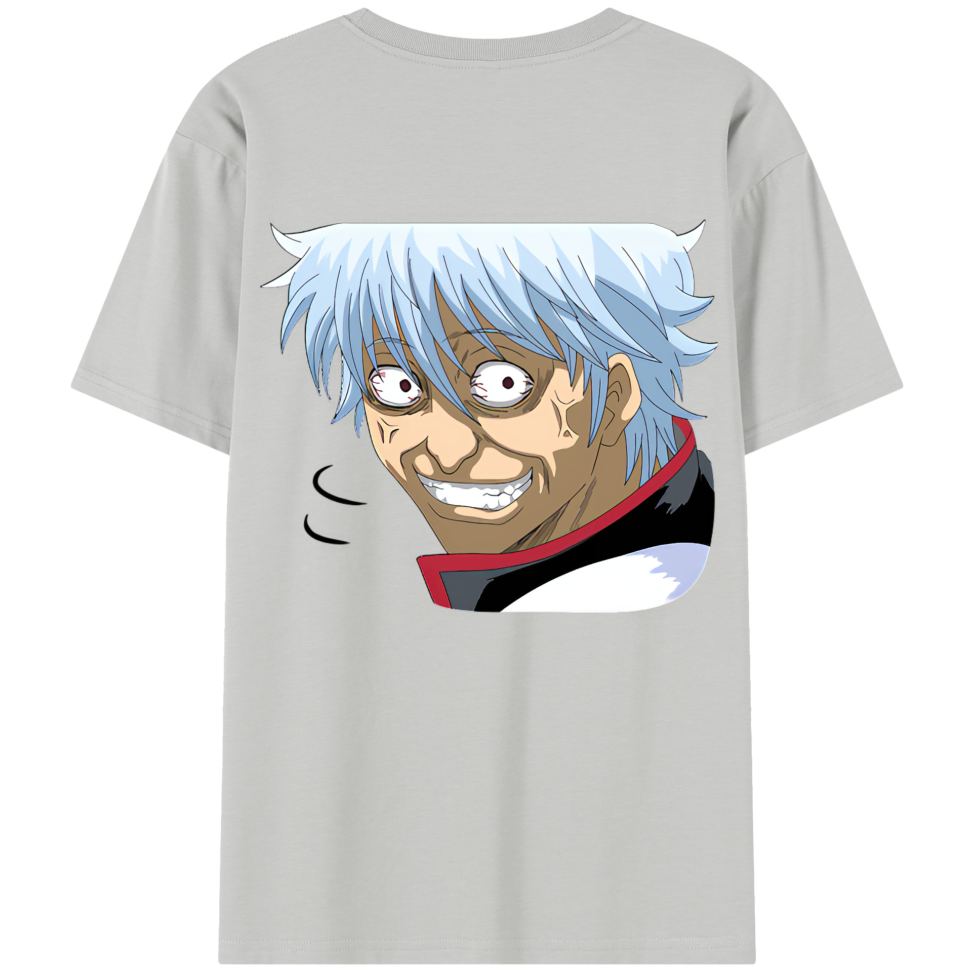 （画像用） ぎんたま 坂田銀時（さかたぎんとき） 神楽 志村新八（しむら しんぱち） GINTAMA Sakata Gintoki Kagura Shimura Shinpachi レディース半袖Tシャツ(バックプリント)