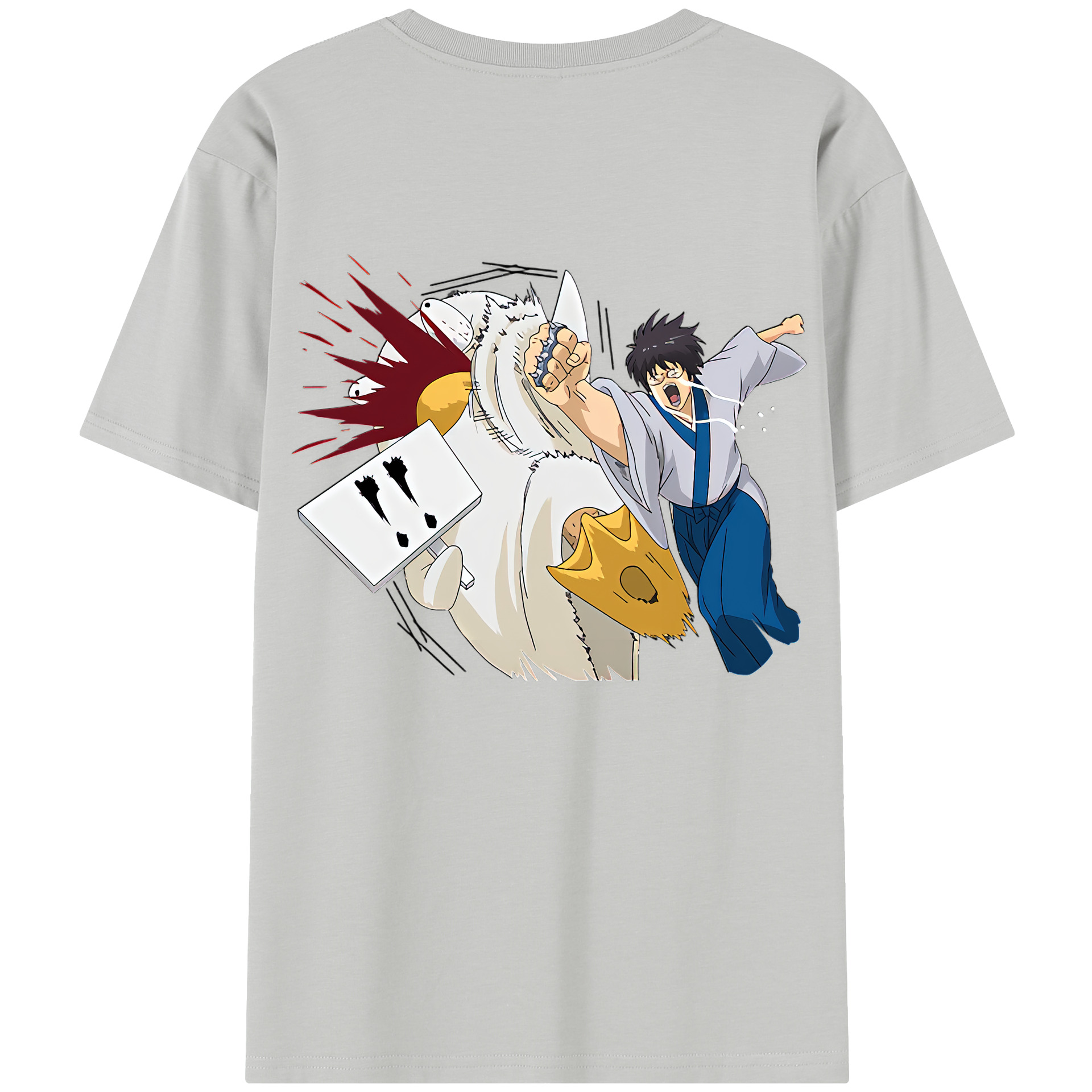 （画像用） ぎんたま 坂田銀時（さかたぎんとき） 神楽 志村新八（しむら しんぱち） GINTAMA Sakata Gintoki Kagura Shimura Shinpachi レディース半袖Tシャツ(バックプリント)