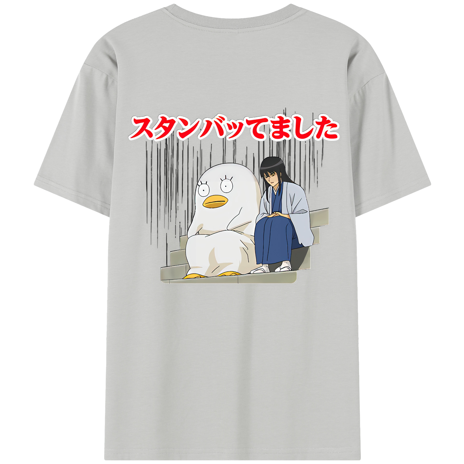 （画像用） ぎんたま 坂田銀時（さかたぎんとき） 神楽 志村新八（しむら しんぱち） GINTAMA Sakata Gintoki Kagura Shimura Shinpachi レディース半袖Tシャツ(バックプリント)