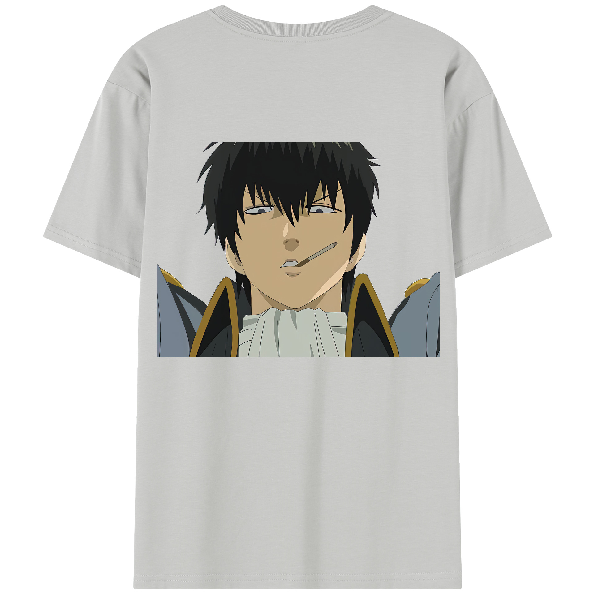 （画像用） ぎんたま 坂田銀時（さかたぎんとき） 神楽 志村新八（しむら しんぱち） GINTAMA Sakata Gintoki Kagura Shimura Shinpachi レディース半袖Tシャツ(バックプリント)