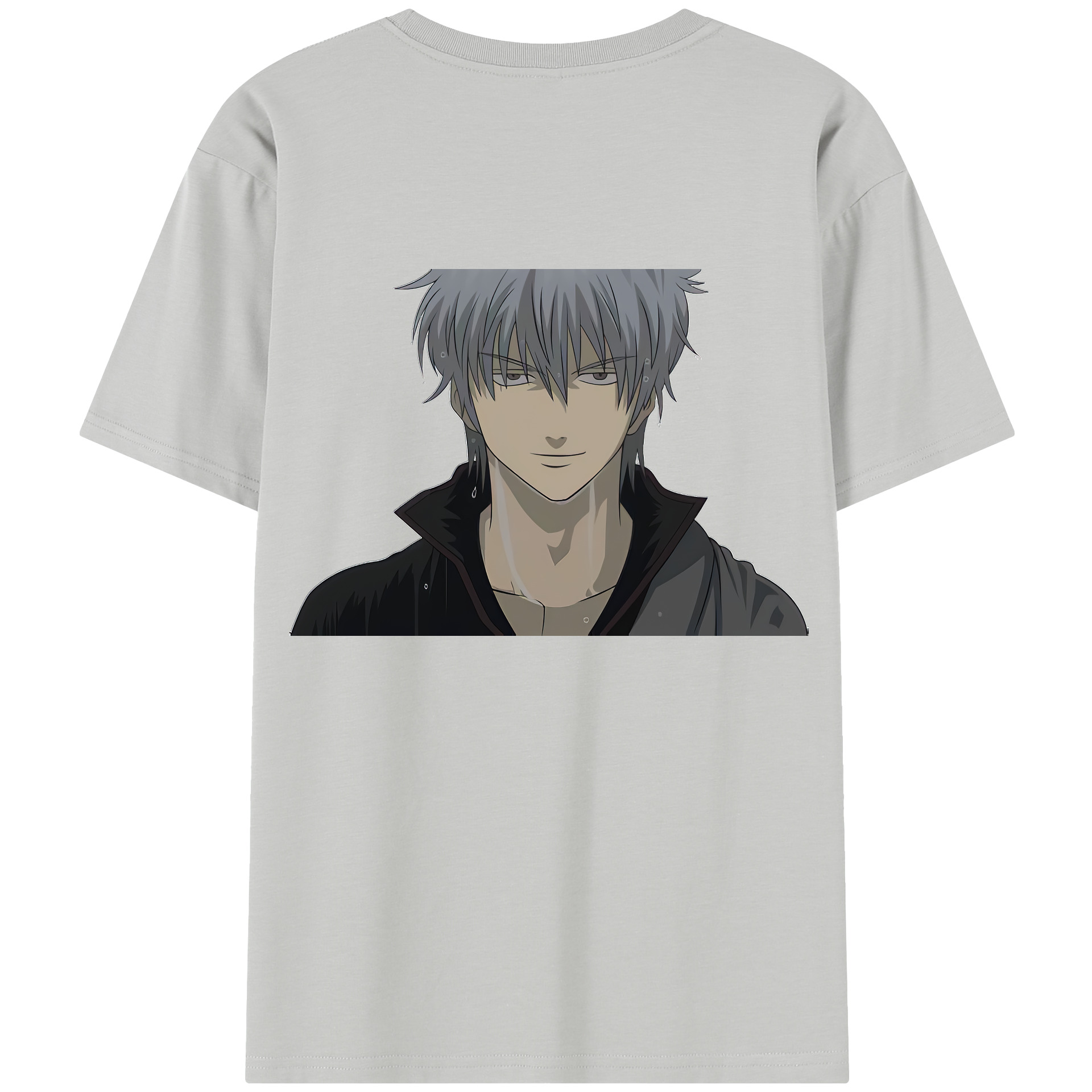 （画像用） ぎんたま 坂田銀時（さかたぎんとき） 神楽 志村新八（しむら しんぱち） GINTAMA Sakata Gintoki Kagura Shimura Shinpachi レディース半袖Tシャツ(バックプリント)