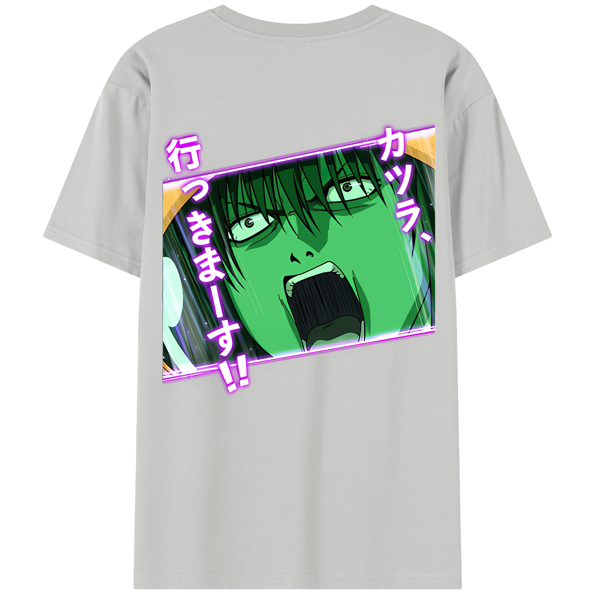 （画像用） ぎんたま 坂田銀時（さかたぎんとき） 神楽 志村新八（しむら しんぱち） GINTAMA Sakata Gintoki Kagura Shimura Shinpachi レディース半袖Tシャツ(バックプリント)
