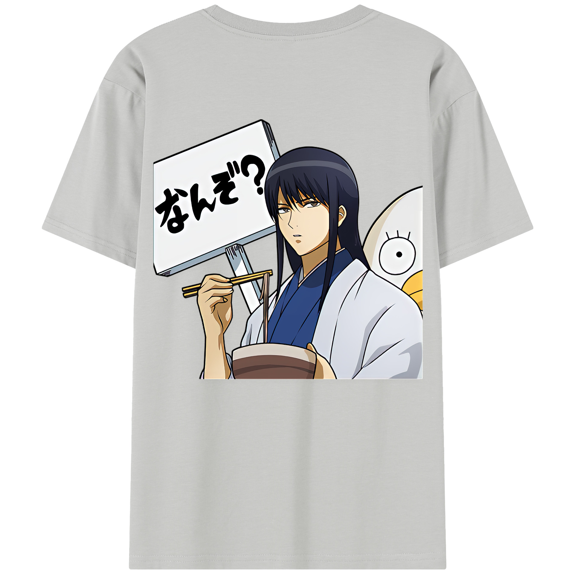 （画像用） ぎんたま 坂田銀時（さかたぎんとき） 神楽 志村新八（しむら しんぱち） GINTAMA Sakata Gintoki Kagura Shimura Shinpachi レディース半袖Tシャツ(バックプリント)