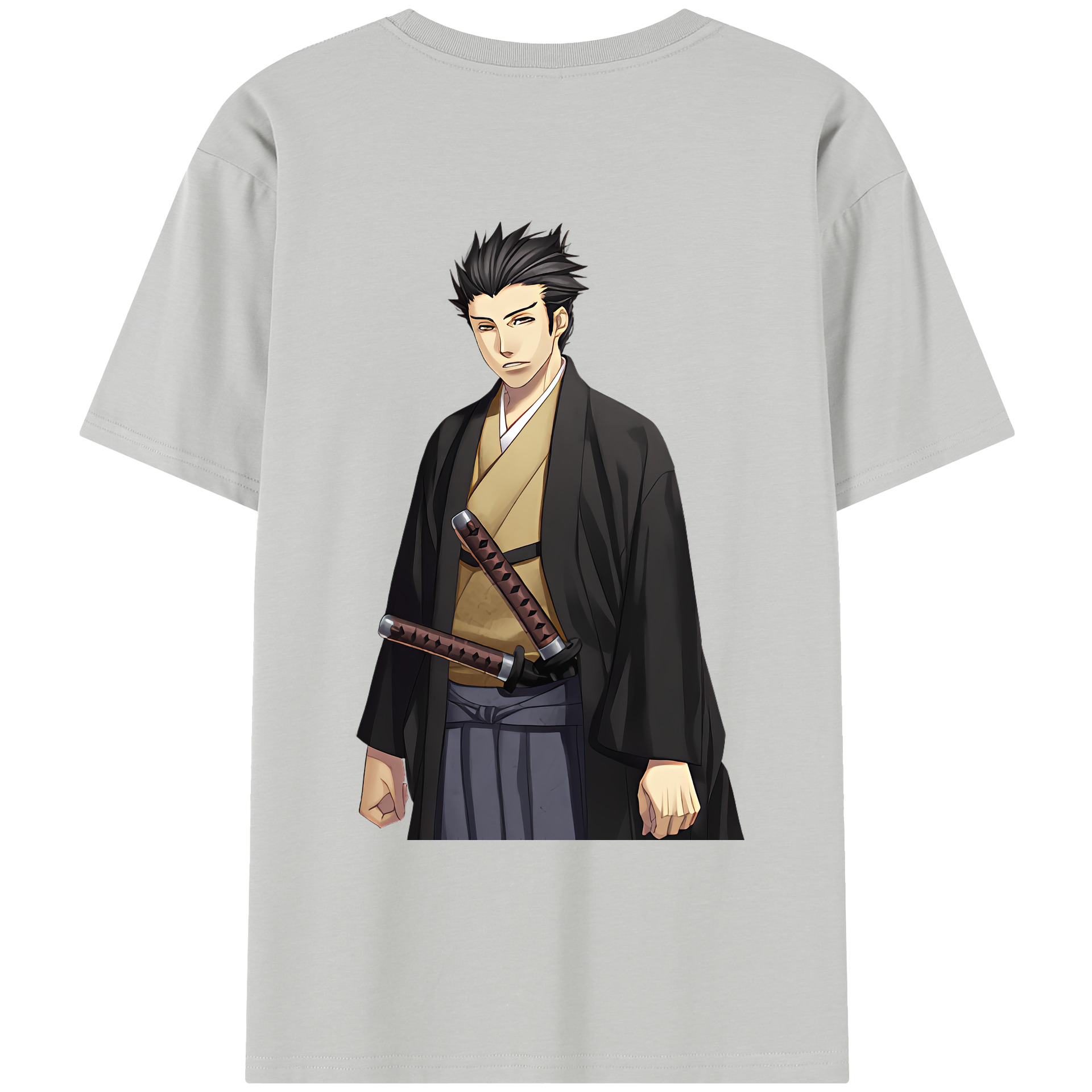 （画像用） ぎんたま 坂田銀時（さかたぎんとき） 神楽 志村新八（しむら しんぱち） GINTAMA Sakata Gintoki Kagura Shimura Shinpachi レディース半袖Tシャツ(バックプリント)