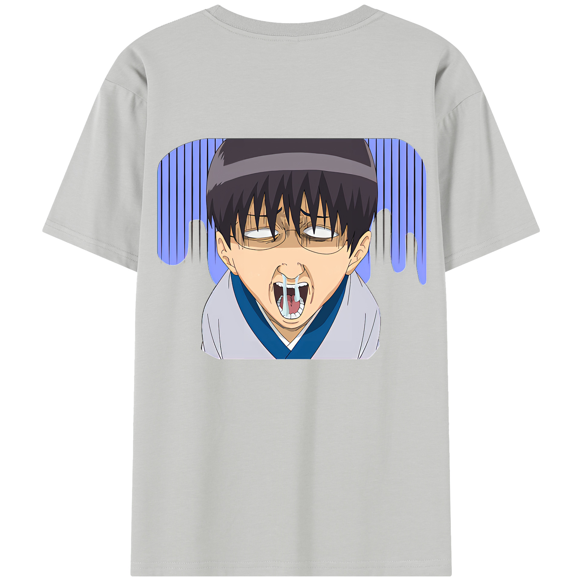 （画像用） ぎんたま 坂田銀時（さかたぎんとき） 神楽 志村新八（しむら しんぱち） GINTAMA Sakata Gintoki Kagura Shimura Shinpachi レディース半袖Tシャツ(バックプリント)