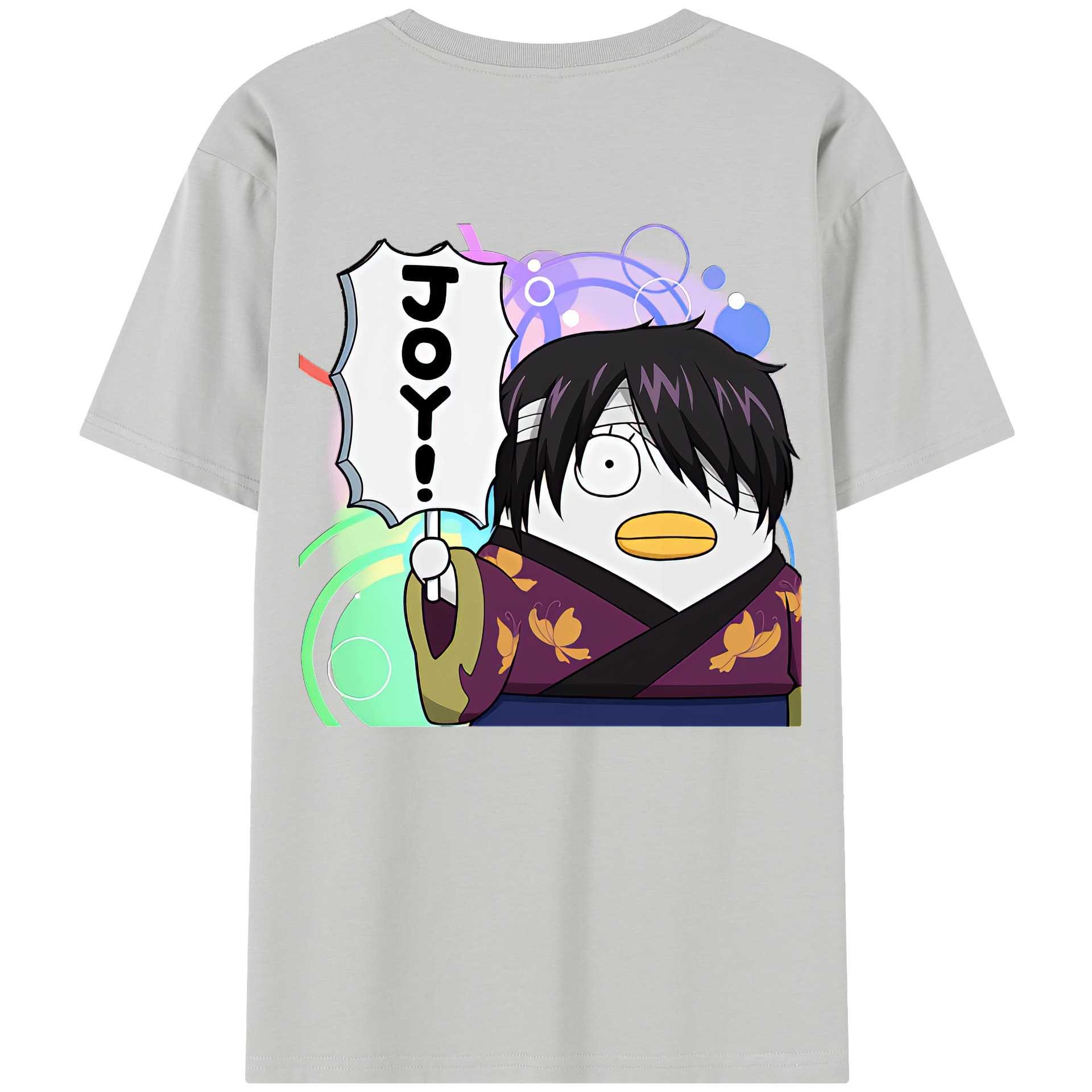 （画像用） ぎんたま 坂田銀時（さかたぎんとき） 神楽 志村新八（しむら しんぱち） GINTAMA Sakata Gintoki Kagura Shimura Shinpachi レディース半袖Tシャツ(バックプリント)