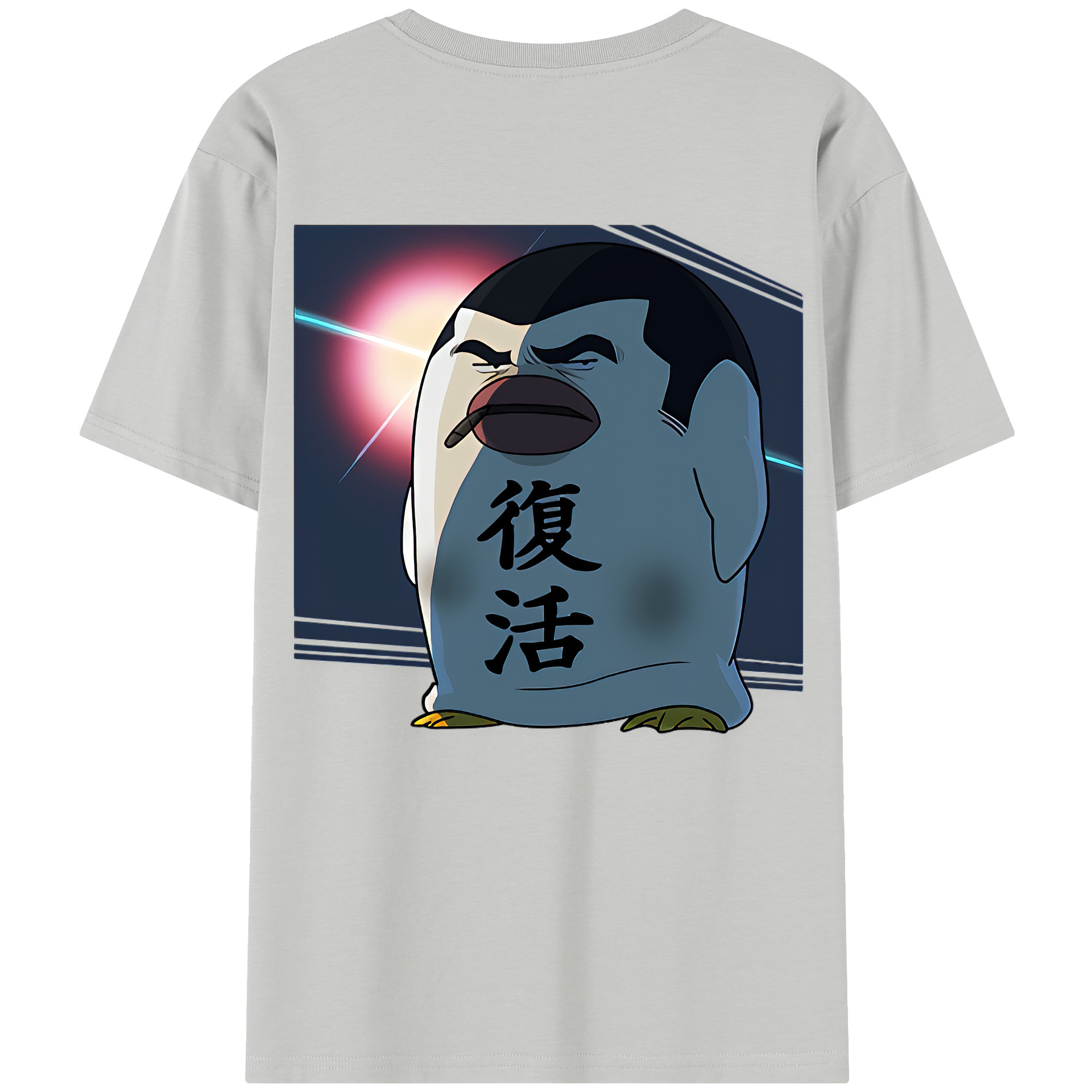 （画像用） ぎんたま 坂田銀時（さかたぎんとき） 神楽 志村新八（しむら しんぱち） GINTAMA Sakata Gintoki Kagura Shimura Shinpachi レディース半袖Tシャツ(バックプリント)