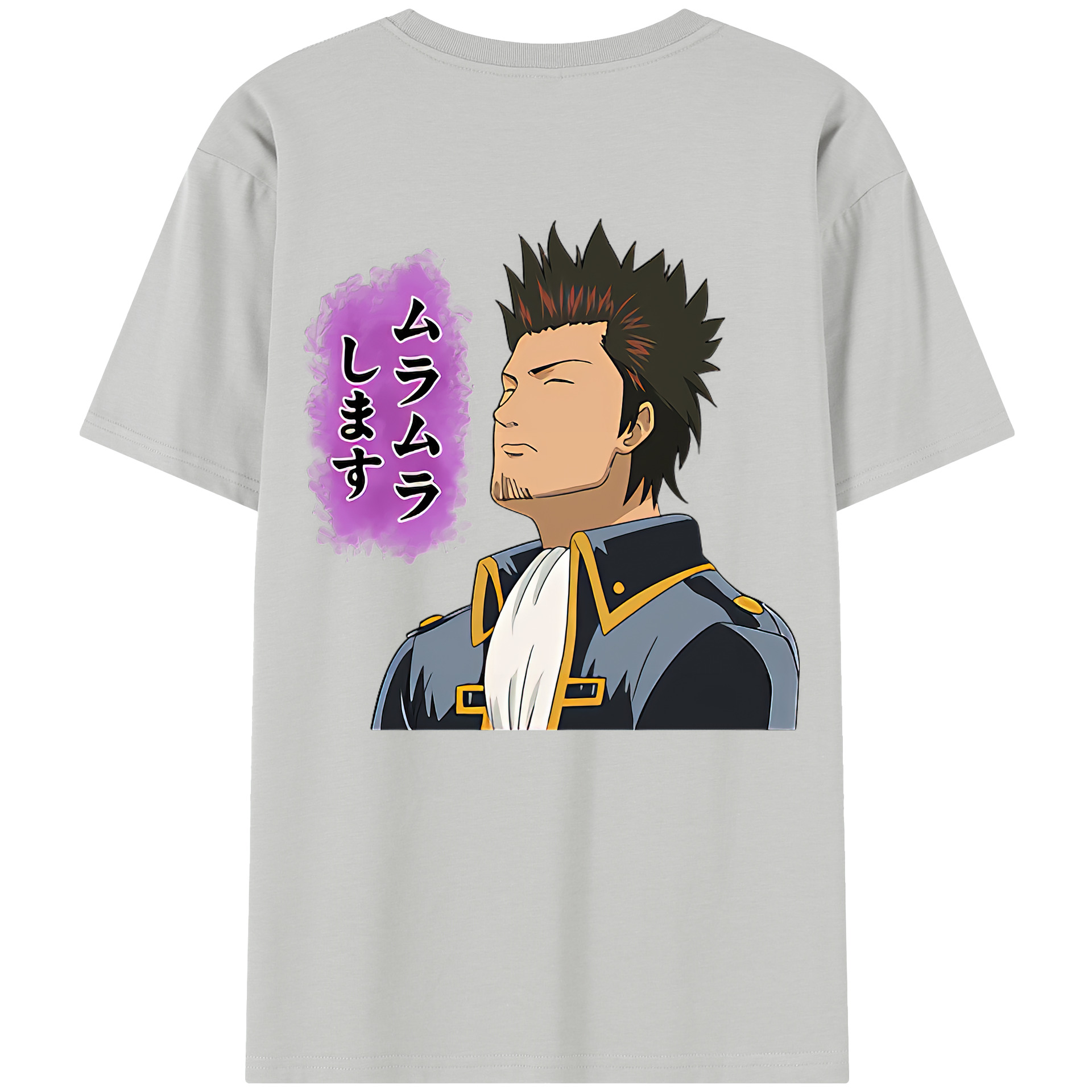 （画像用） ぎんたま 坂田銀時（さかたぎんとき） 神楽 志村新八（しむら しんぱち） GINTAMA Sakata Gintoki Kagura Shimura Shinpachi レディース半袖Tシャツ(バックプリント)