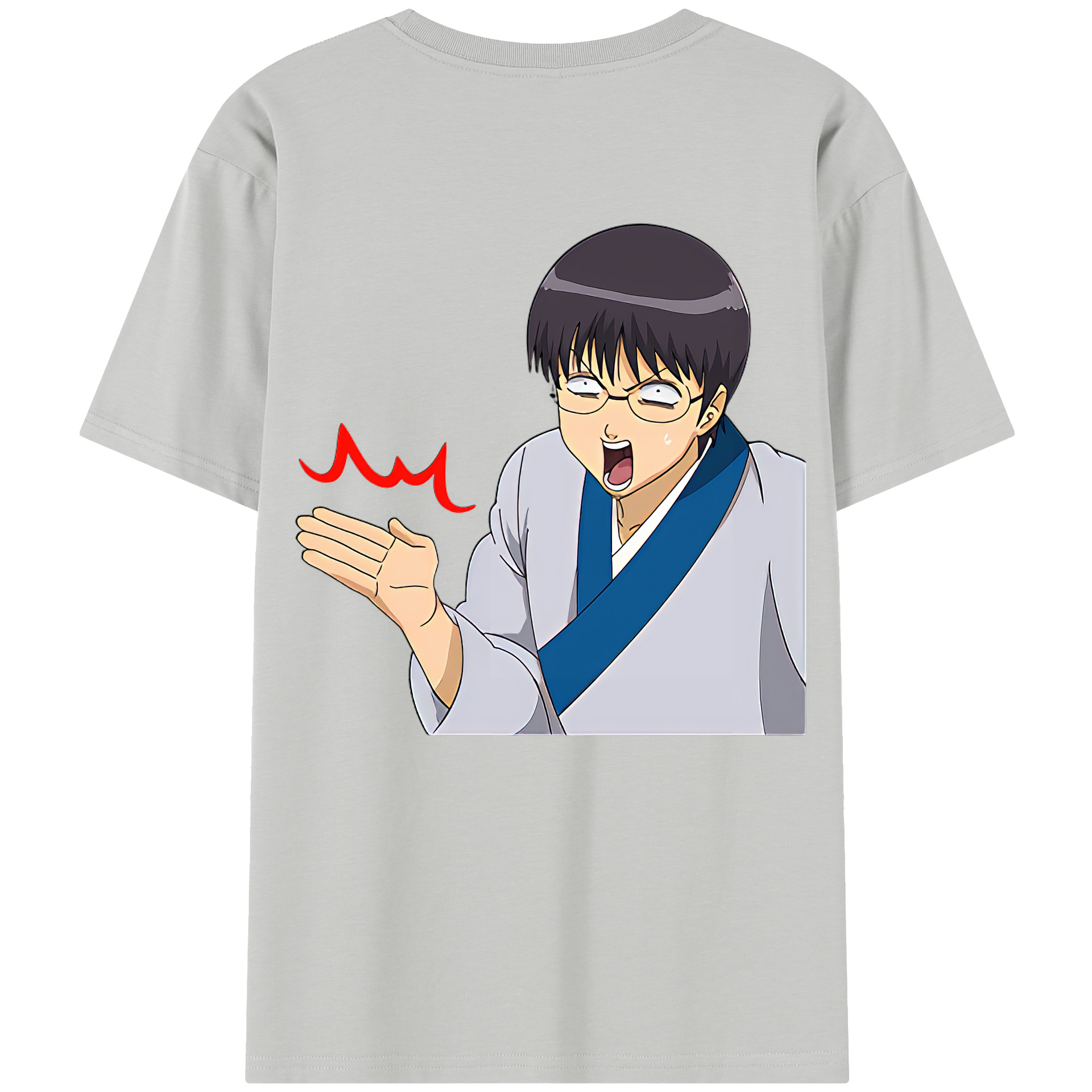 （画像用） ぎんたま 坂田銀時（さかたぎんとき） 神楽 志村新八（しむら しんぱち） GINTAMA Sakata Gintoki Kagura Shimura Shinpachi レディース半袖Tシャツ(バックプリント)