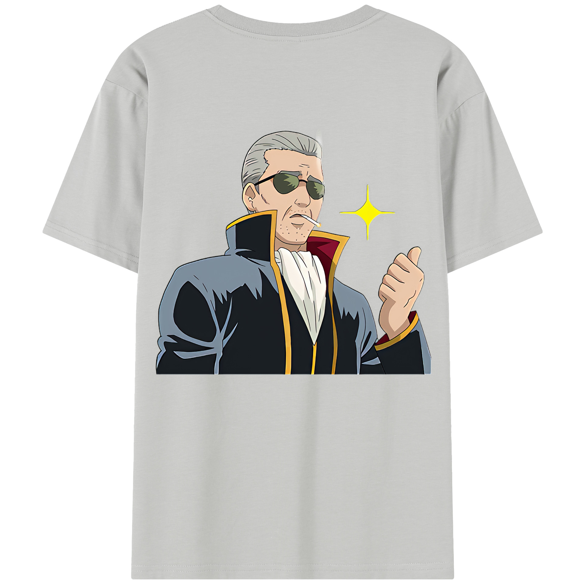 （画像用） ぎんたま 坂田銀時（さかたぎんとき） 神楽 志村新八（しむら しんぱち） GINTAMA Sakata Gintoki Kagura Shimura Shinpachi レディース半袖Tシャツ(バックプリント)