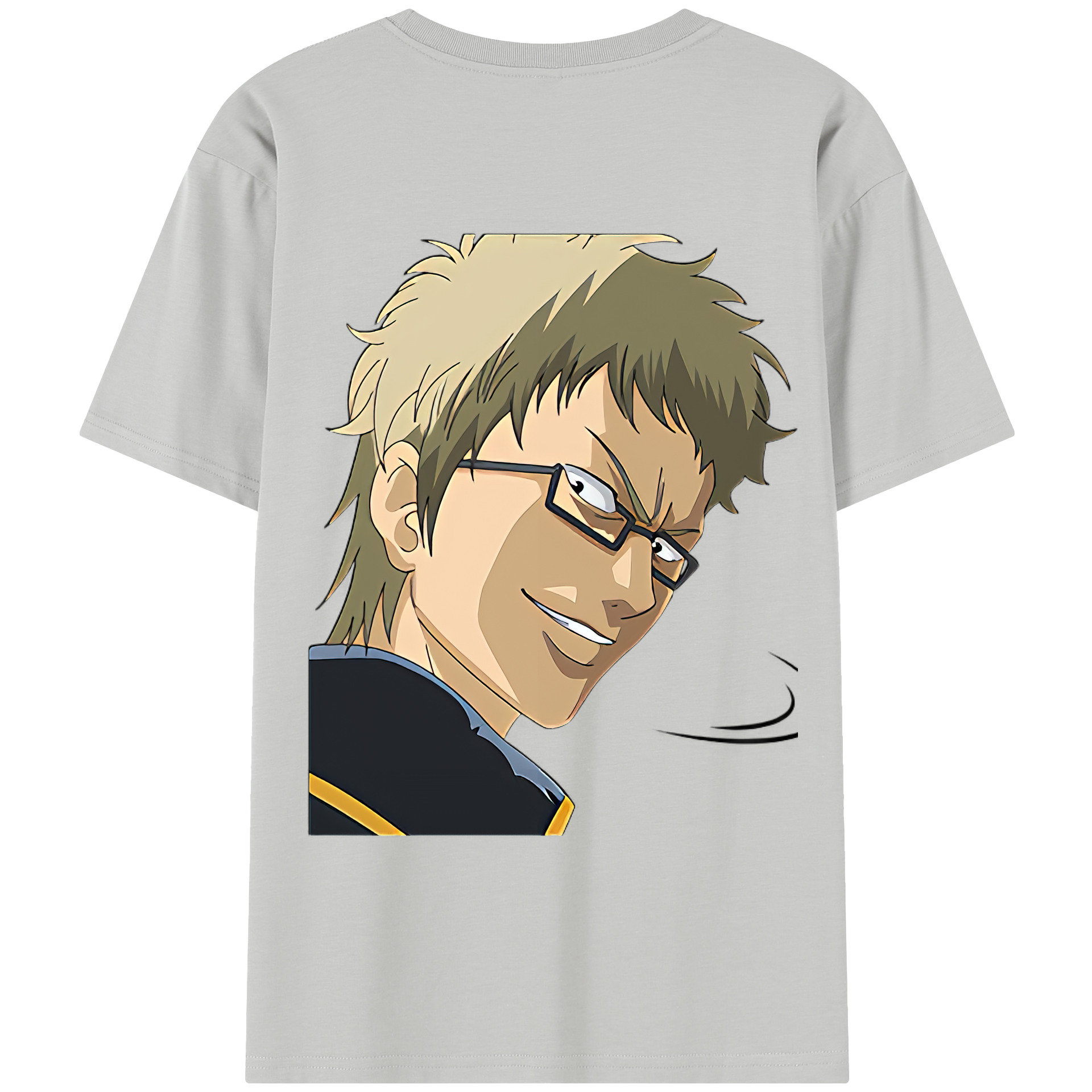 （画像用） ぎんたま 坂田銀時（さかたぎんとき） 神楽 志村新八（しむら しんぱち） GINTAMA Sakata Gintoki Kagura Shimura Shinpachi レディース半袖Tシャツ(バックプリント)
