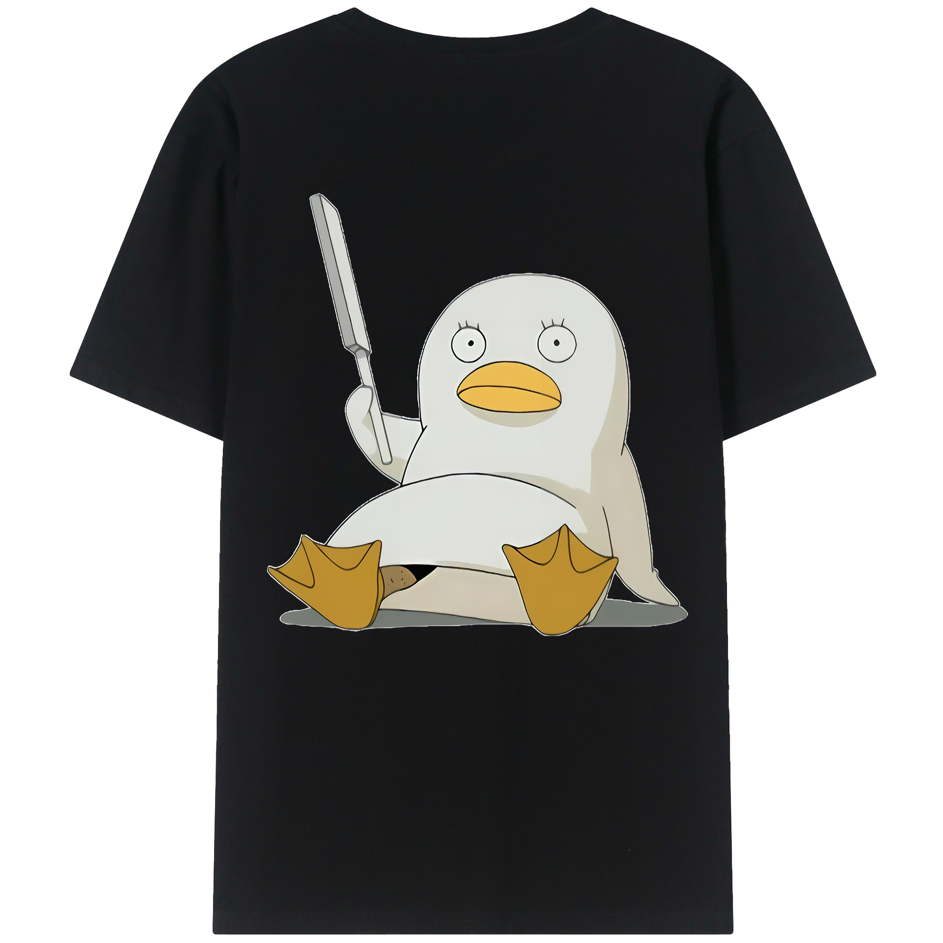 （画像用） ぎんたま 坂田銀時（さかたぎんとき） 神楽 志村新八（しむら しんぱち） GINTAMA Sakata Gintoki Kagura Shimura Shinpachi レディース半袖Tシャツ(バックプリント)