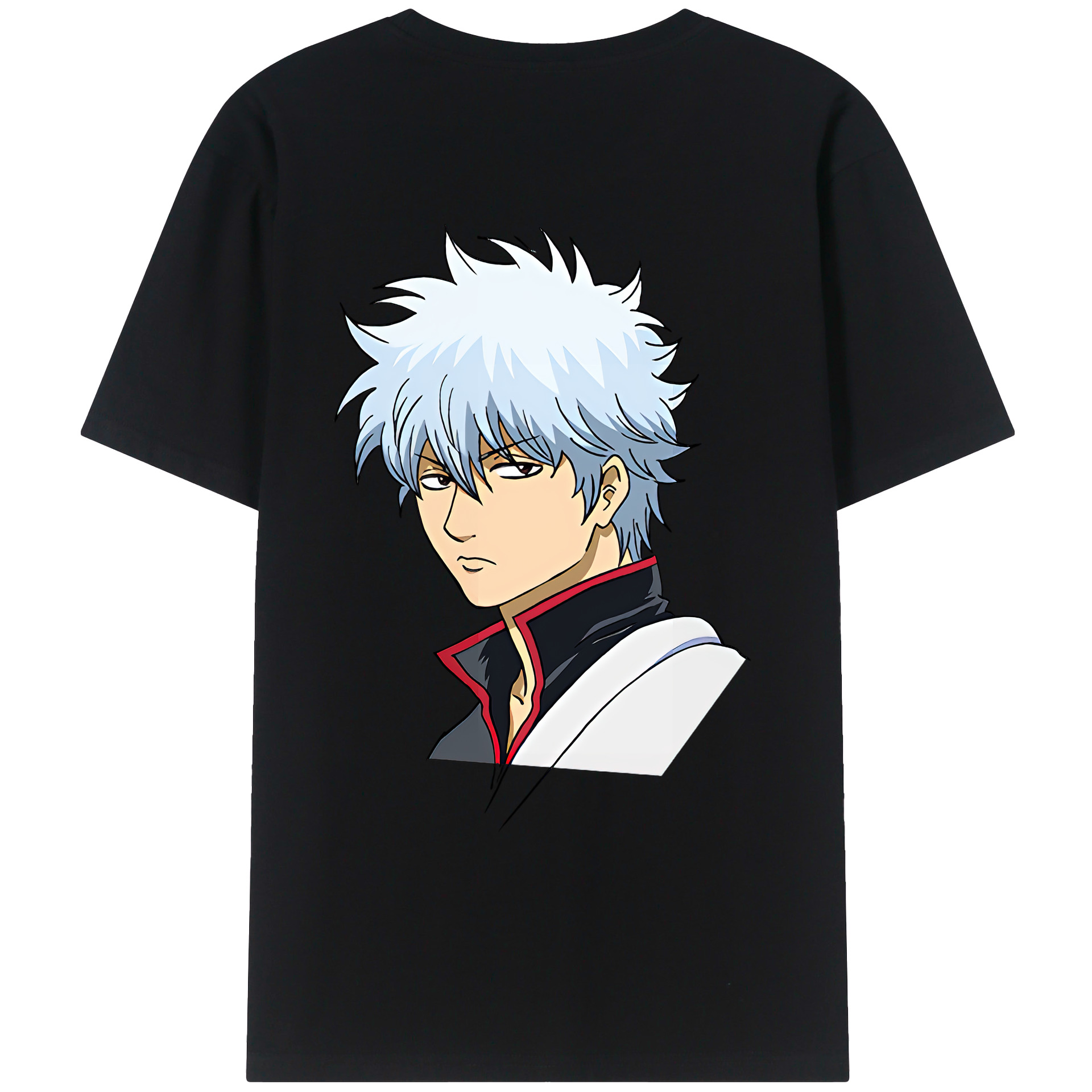 （画像用） ぎんたま 坂田銀時（さかたぎんとき） 神楽 志村新八（しむら しんぱち） GINTAMA Sakata Gintoki Kagura Shimura Shinpachi レディース半袖Tシャツ(バックプリント)