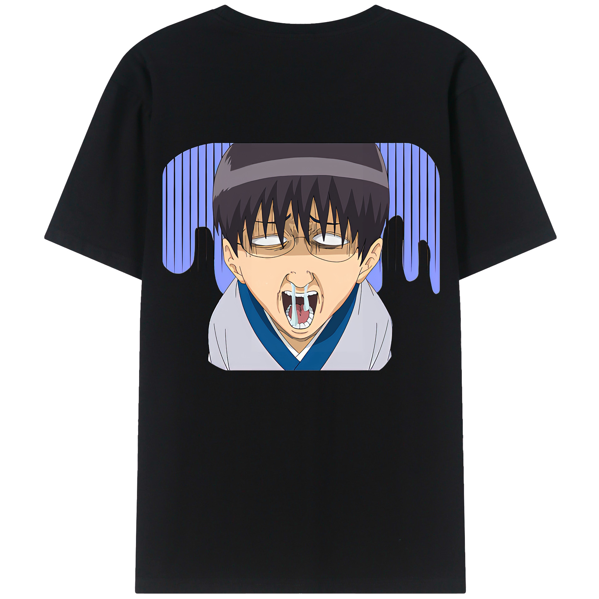 （画像用） ぎんたま 坂田銀時（さかたぎんとき） 神楽 志村新八（しむら しんぱち） GINTAMA Sakata Gintoki Kagura Shimura Shinpachi レディース半袖Tシャツ(バックプリント)