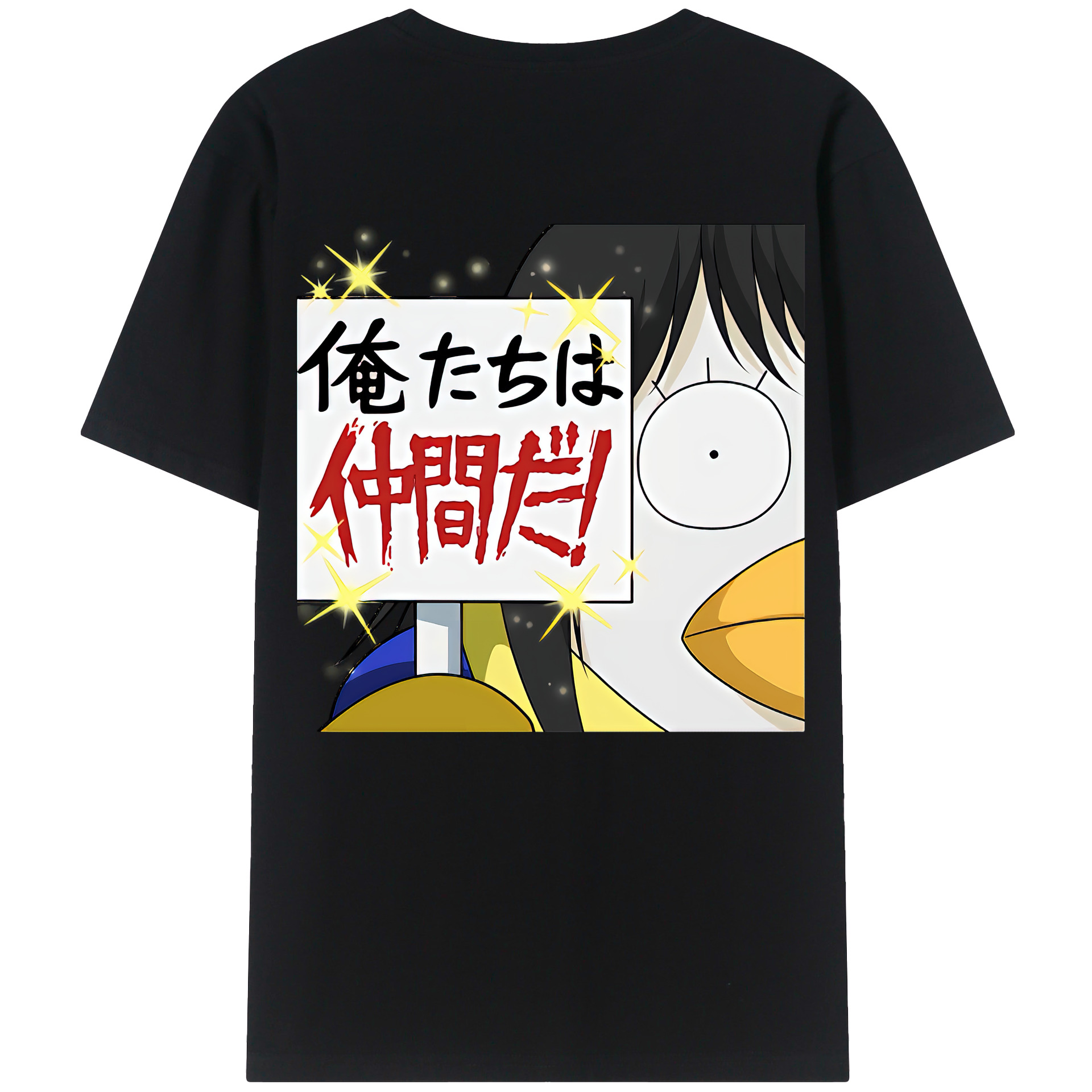 （画像用） ぎんたま 坂田銀時（さかたぎんとき） 神楽 志村新八（しむら しんぱち） GINTAMA Sakata Gintoki Kagura Shimura Shinpachi レディース半袖Tシャツ(バックプリント)
