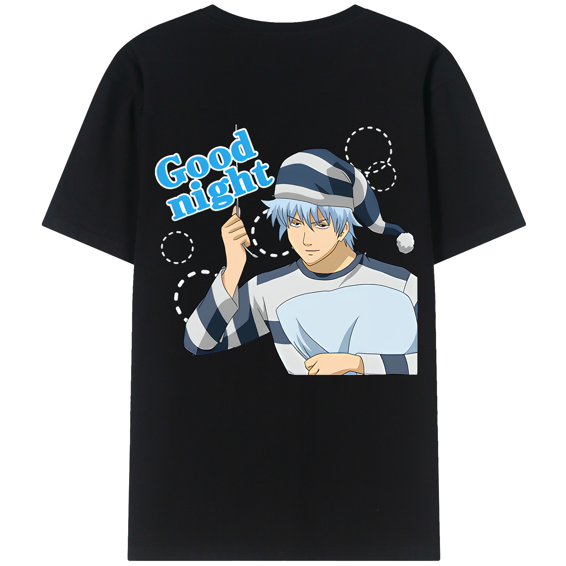 （画像用） ぎんたま 坂田銀時（さかたぎんとき） 神楽 志村新八（しむら しんぱち） GINTAMA Sakata Gintoki Kagura Shimura Shinpachi レディース半袖Tシャツ(バックプリント)