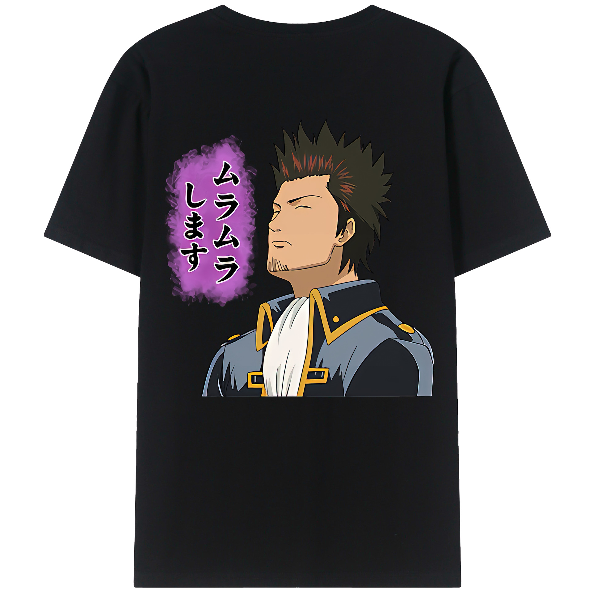 （画像用） ぎんたま 坂田銀時（さかたぎんとき） 神楽 志村新八（しむら しんぱち） GINTAMA Sakata Gintoki Kagura Shimura Shinpachi レディース半袖Tシャツ(バックプリント)