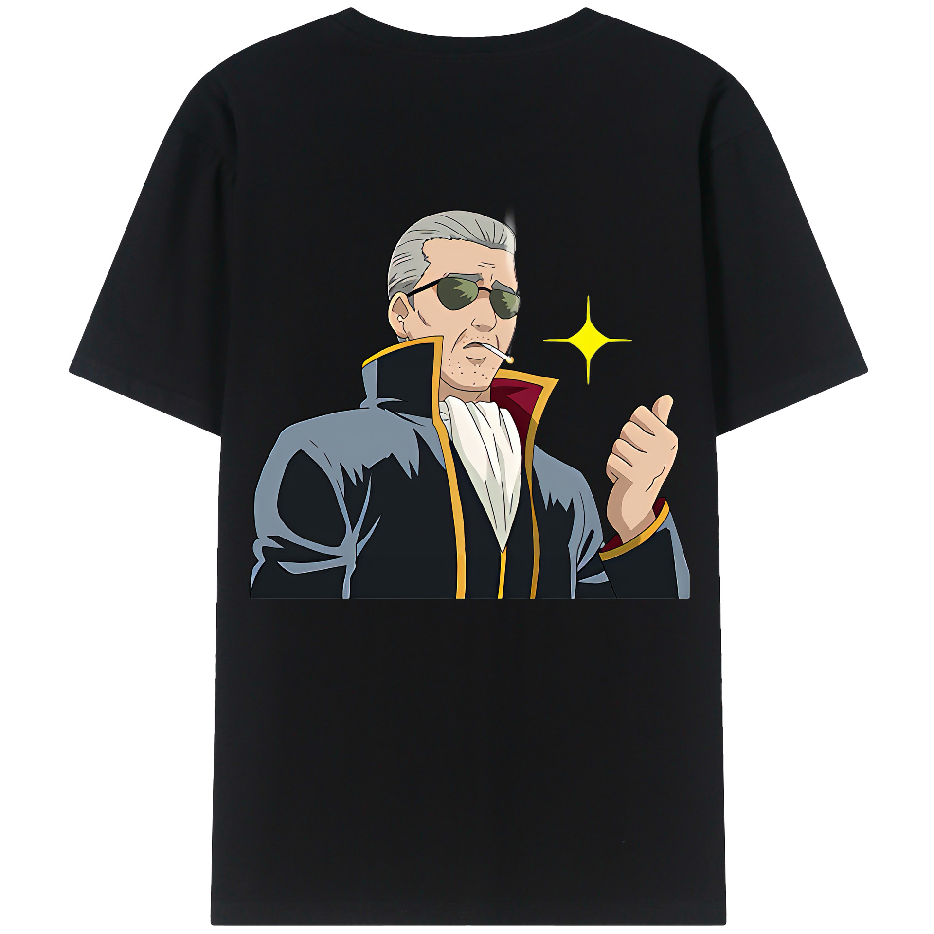 （画像用） ぎんたま 坂田銀時（さかたぎんとき） 神楽 志村新八（しむら しんぱち） GINTAMA Sakata Gintoki Kagura Shimura Shinpachi レディース半袖Tシャツ(バックプリント)