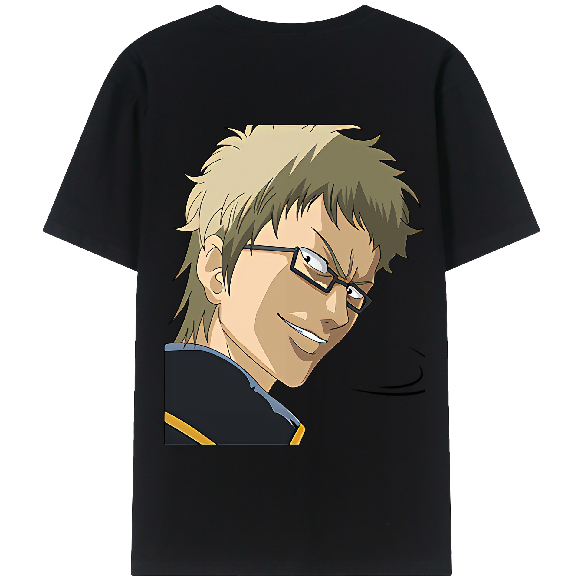 （画像用） ぎんたま 坂田銀時（さかたぎんとき） 神楽 志村新八（しむら しんぱち） GINTAMA Sakata Gintoki Kagura Shimura Shinpachi レディース半袖Tシャツ(バックプリント)