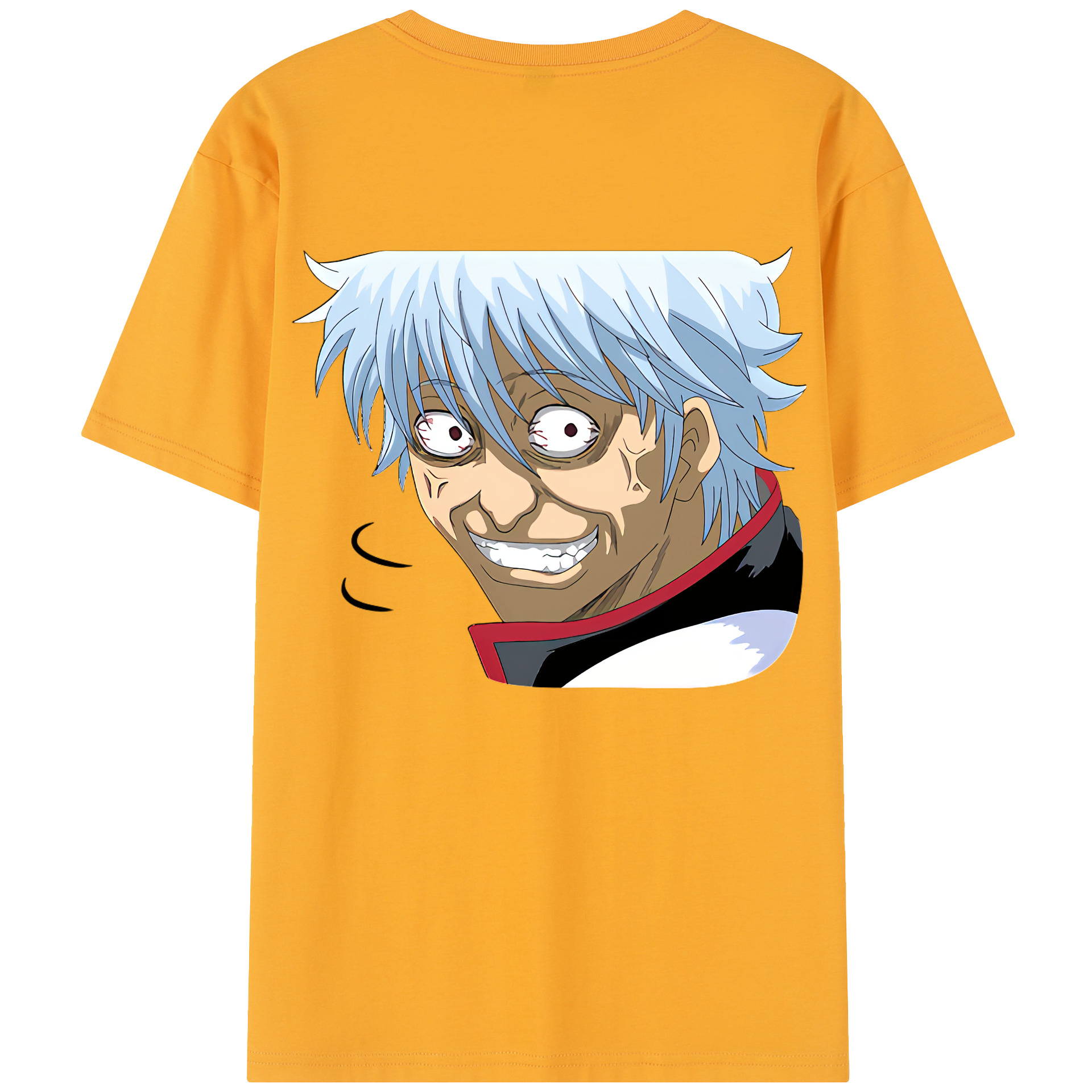 （画像用） ぎんたま 坂田銀時（さかたぎんとき） 神楽 志村新八（しむら しんぱち） GINTAMA Sakata Gintoki Kagura Shimura Shinpachi レディース半袖Tシャツ(バックプリント)