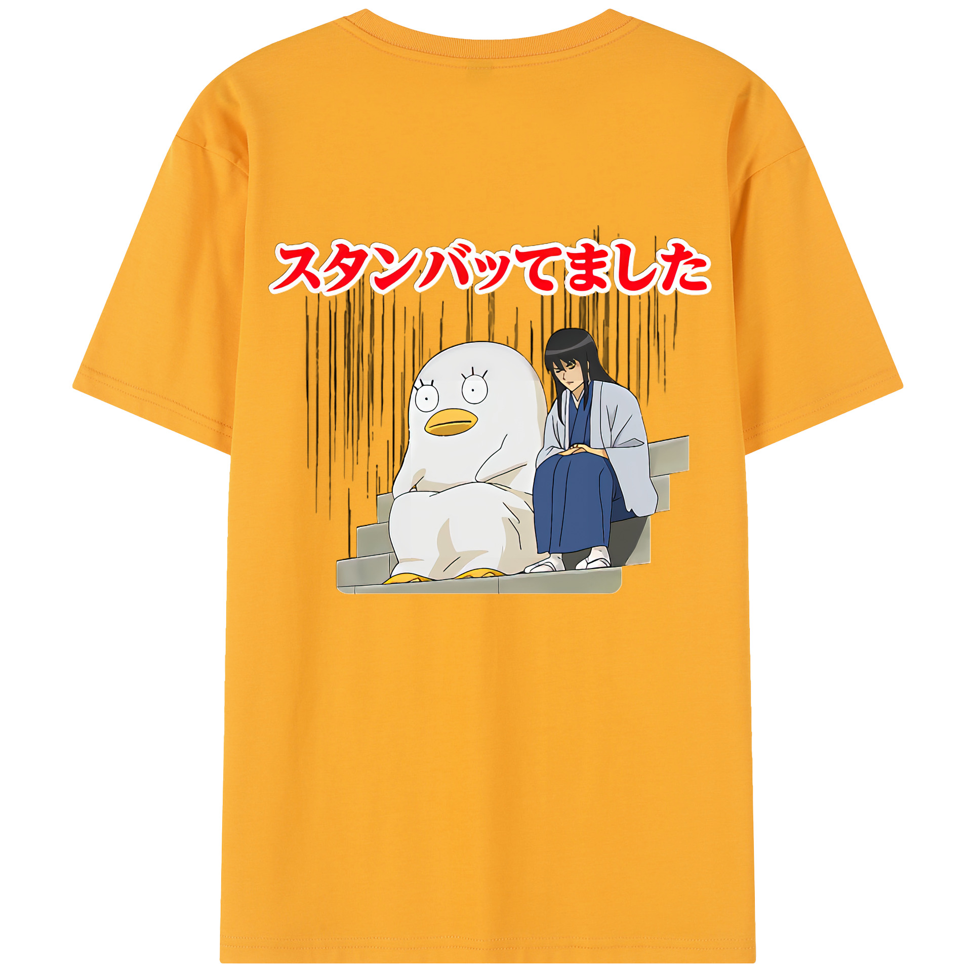 （画像用） ぎんたま 坂田銀時（さかたぎんとき） 神楽 志村新八（しむら しんぱち） GINTAMA Sakata Gintoki Kagura Shimura Shinpachi レディース半袖Tシャツ(バックプリント)