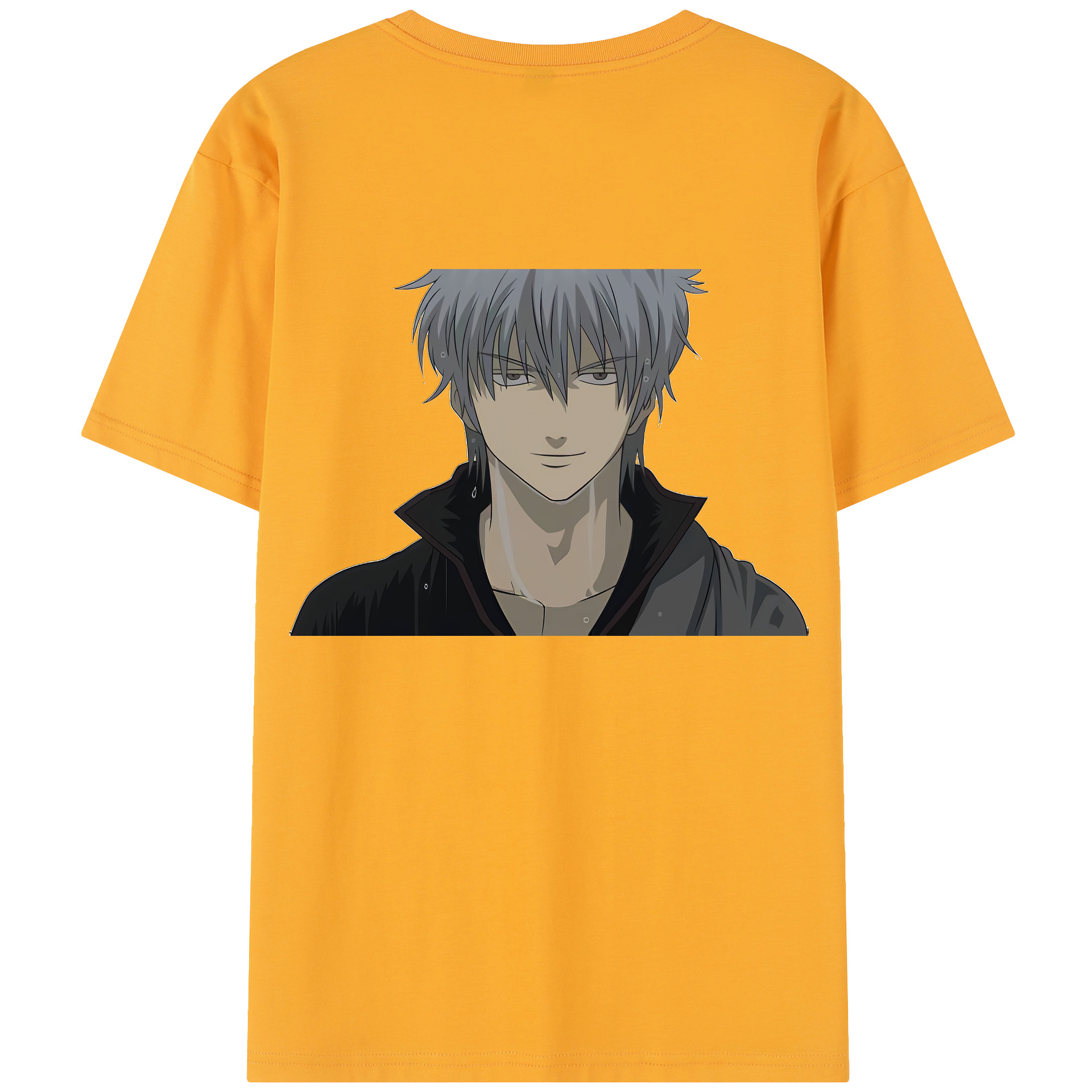 （画像用） ぎんたま 坂田銀時（さかたぎんとき） 神楽 志村新八（しむら しんぱち） GINTAMA Sakata Gintoki Kagura Shimura Shinpachi レディース半袖Tシャツ(バックプリント)