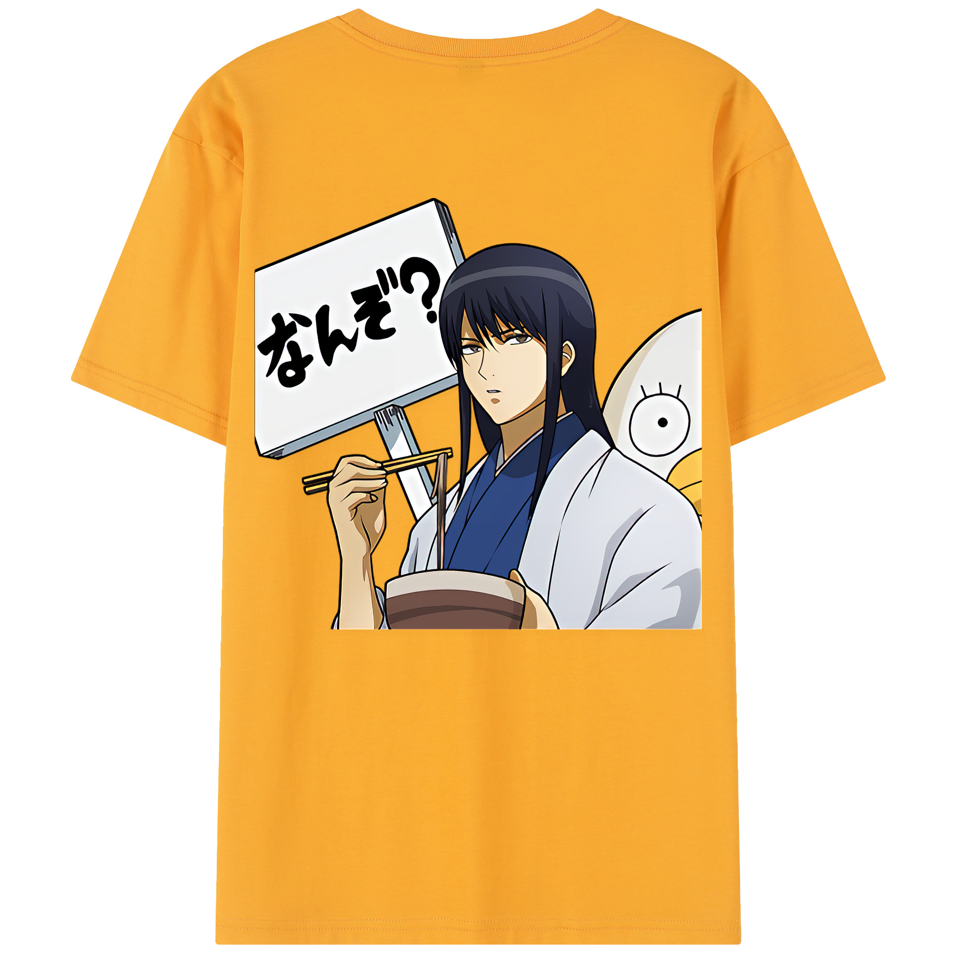 （画像用） ぎんたま 坂田銀時（さかたぎんとき） 神楽 志村新八（しむら しんぱち） GINTAMA Sakata Gintoki Kagura Shimura Shinpachi レディース半袖Tシャツ(バックプリント)