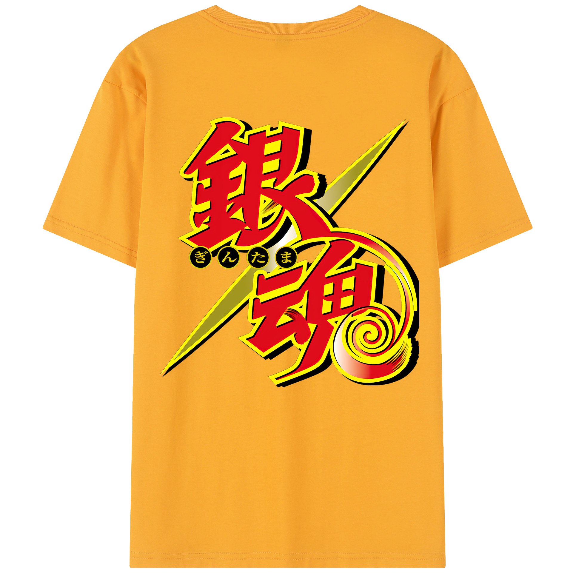 （画像用） ぎんたま 坂田銀時（さかたぎんとき） 神楽 志村新八（しむら しんぱち） GINTAMA Sakata Gintoki Kagura Shimura Shinpachi レディース半袖Tシャツ(バックプリント)