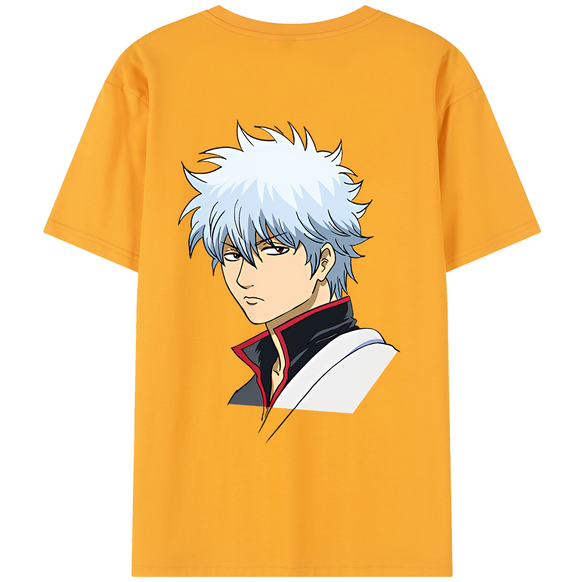 （画像用） ぎんたま 坂田銀時（さかたぎんとき） 神楽 志村新八（しむら しんぱち） GINTAMA Sakata Gintoki Kagura Shimura Shinpachi レディース半袖Tシャツ(バックプリント)