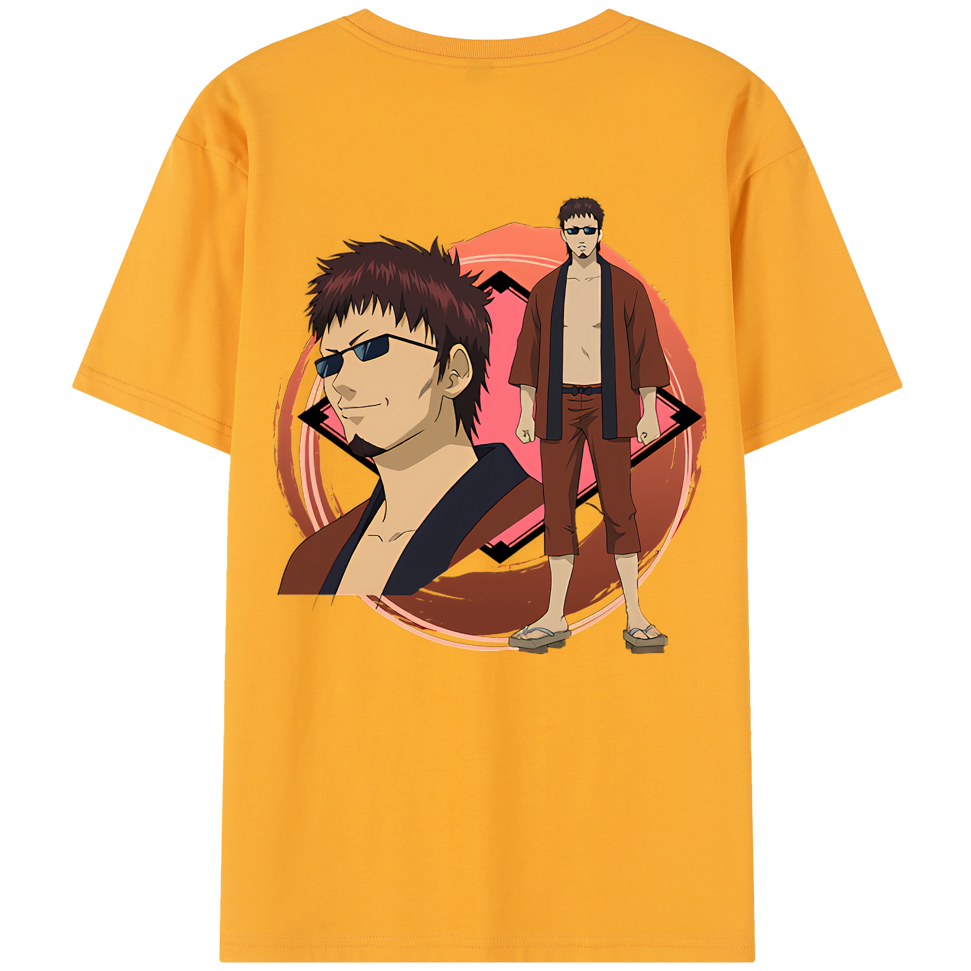 （画像用） ぎんたま 坂田銀時（さかたぎんとき） 神楽 志村新八（しむら しんぱち） GINTAMA Sakata Gintoki Kagura Shimura Shinpachi レディース半袖Tシャツ(バックプリント)